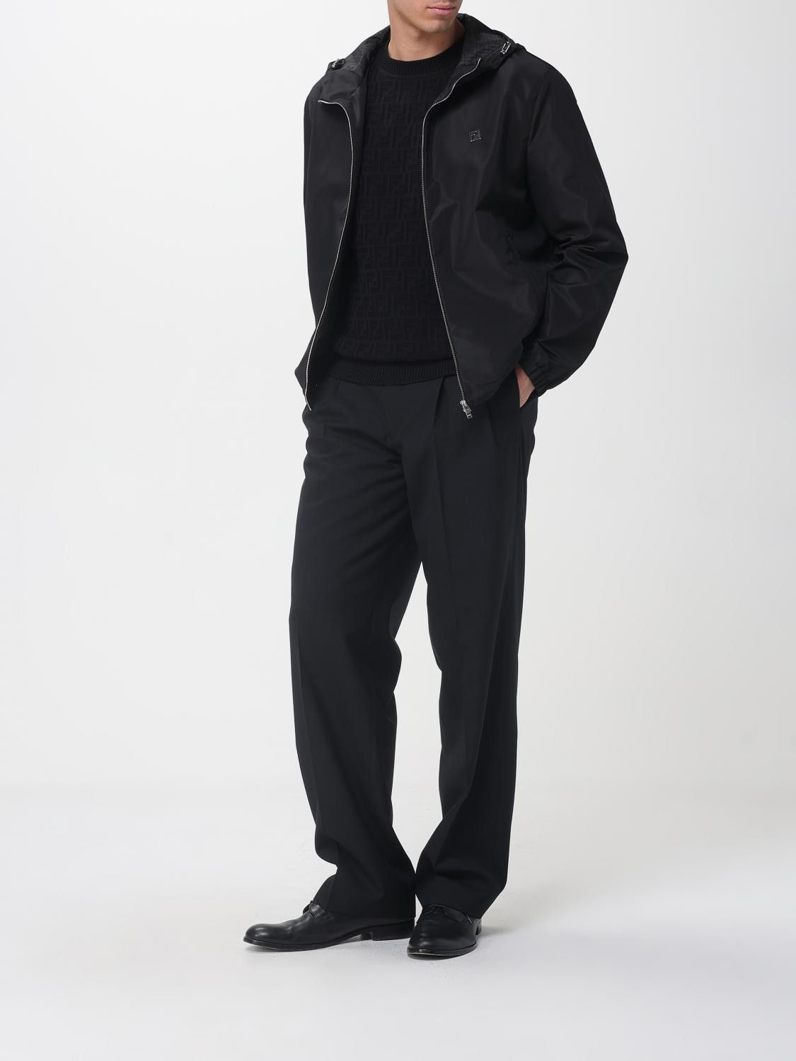 Fendi Fendi Jacket Men Black Size US L / EU 52-54 / 3 - 2 Thumbnail