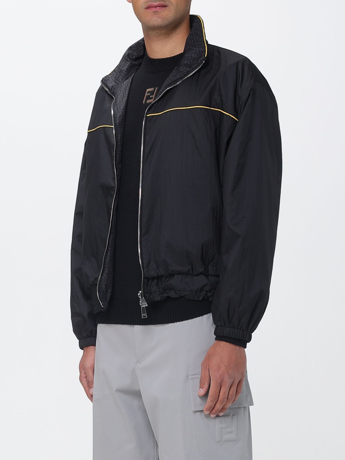Fendi Fendi Jacket Men Black Size US M / EU 48-50 / 2 - 4 Thumbnail