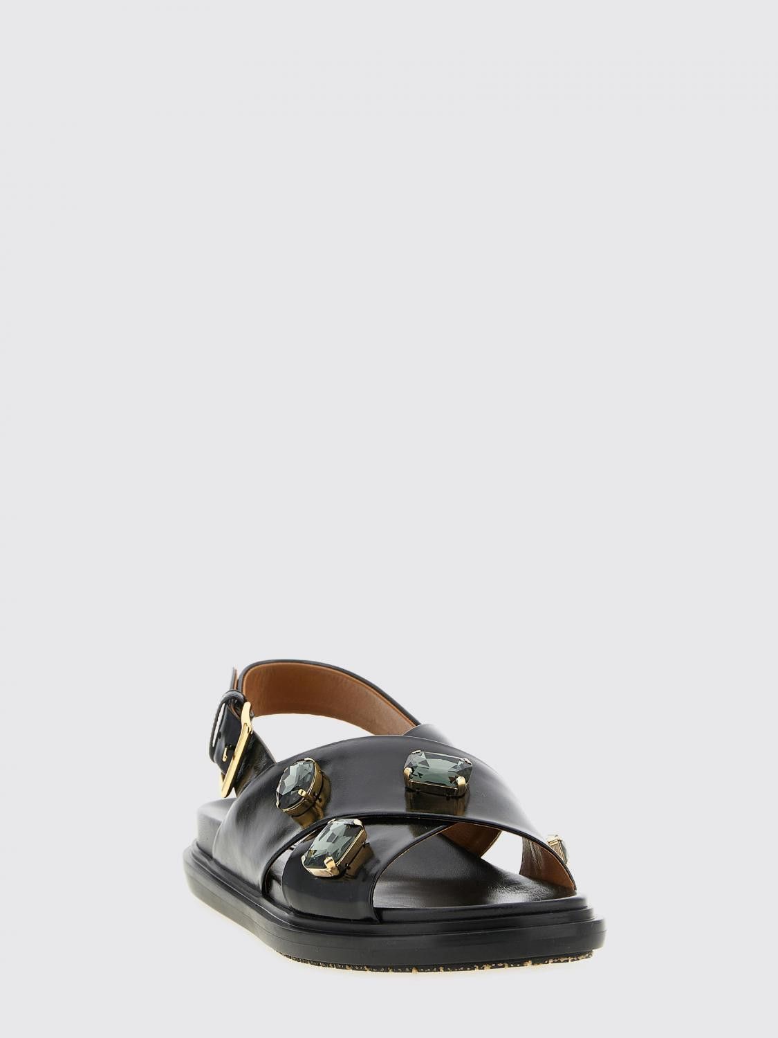 Marni Marni Heeled Sandal Woman Black Size US 5 / IT 35 - 2 Thumbnail