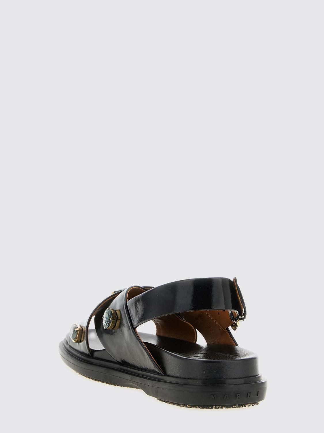 Marni Marni Heeled Sandal Woman Black Size US 6 / IT 36 - 3 Thumbnail