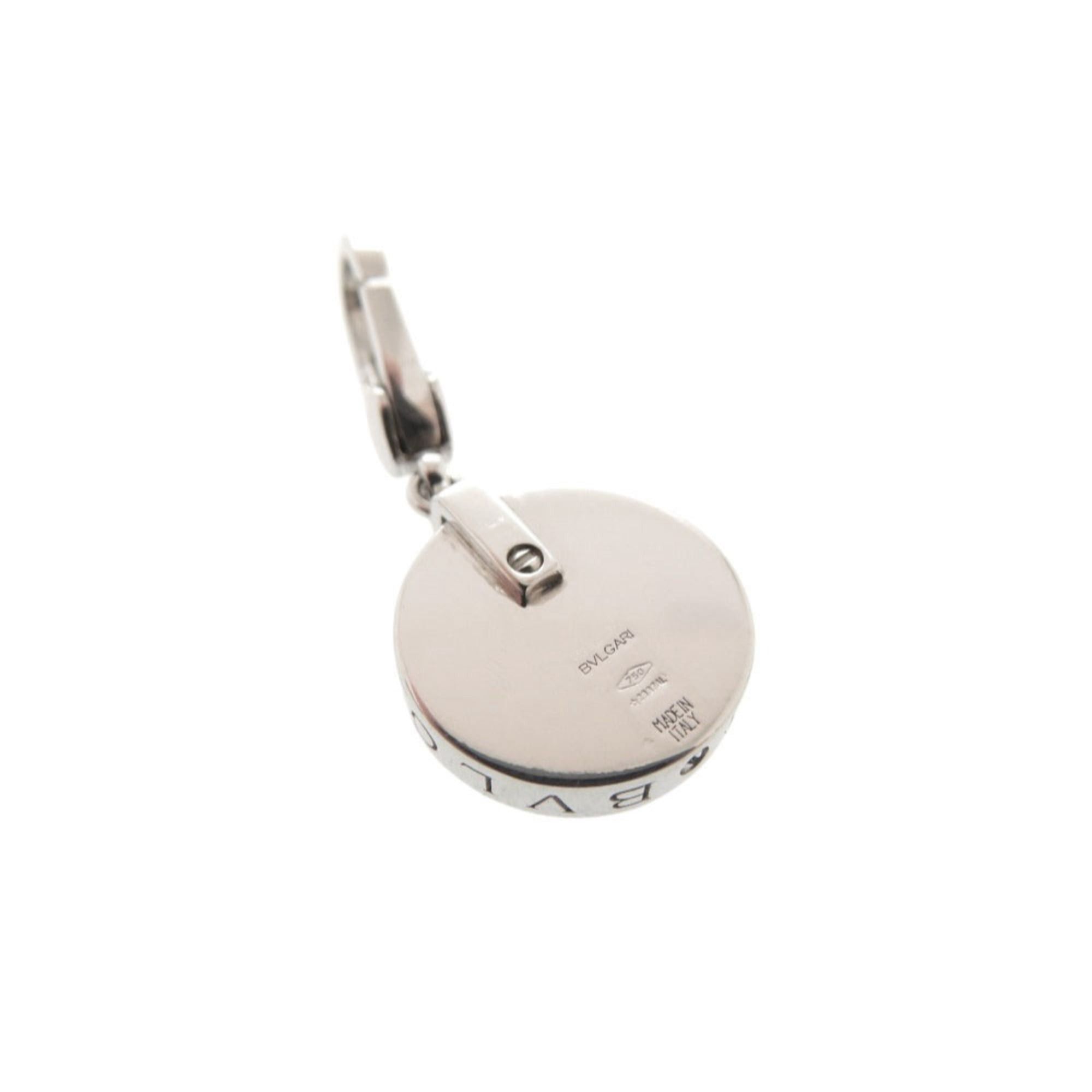 Bvlgari Excellent condition Bulgari Allegra Optical 18KWG 750WG Onyx White Gold Pendant Top Charm Jewelry 0137BVLGARI Size ONE SIZE - 3 Thumbnail