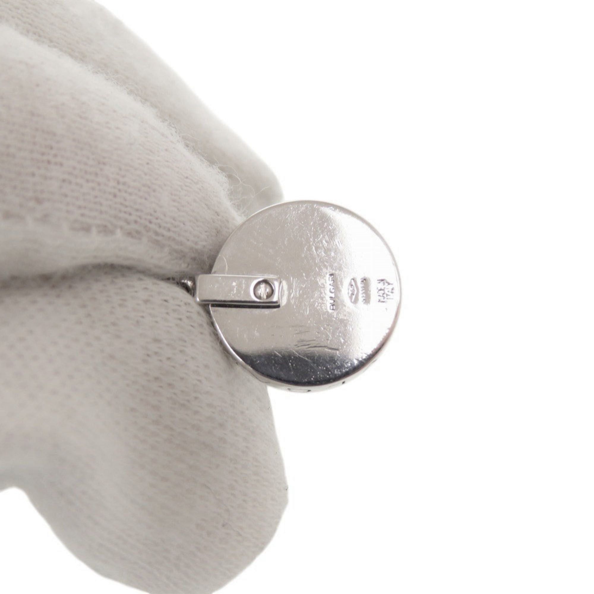 Bvlgari Excellent condition Bulgari Allegra Optical 18KWG 750WG Onyx White Gold Pendant Top Charm Jewelry 0137BVLGARI Size ONE SIZE - 6 Thumbnail