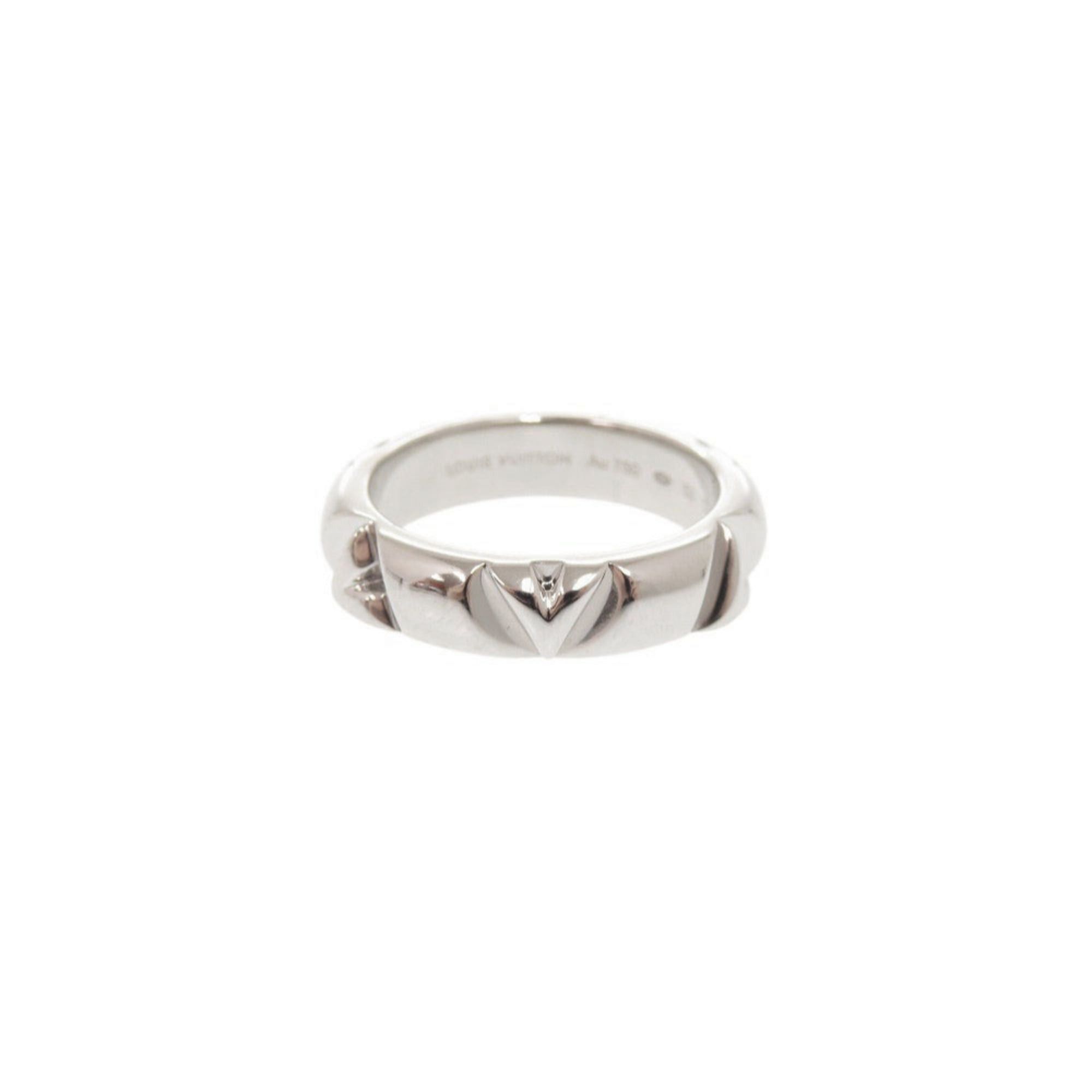 Louis Vuitton Like New Louis Vuitton LV Volte Multi #53 Q9O63 18KWG 750WG White Gold Ring Jewelry 1820 LOUIS VUITTON Size ONE SIZE - 2 Thumbnail