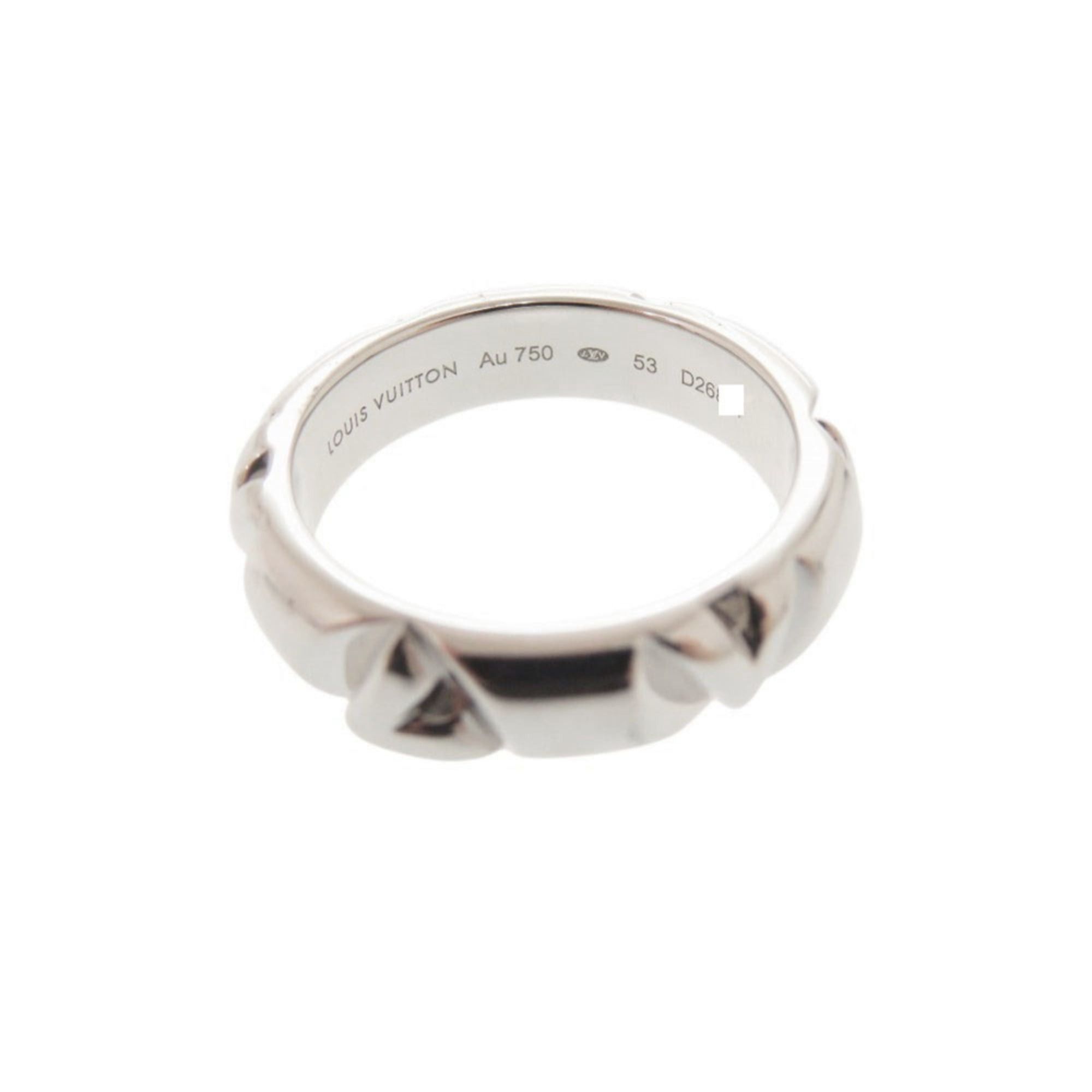 Louis Vuitton Like New Louis Vuitton LV Volte Multi #53 Q9O63 18KWG 750WG White Gold Ring Jewelry 1820 LOUIS VUITTON Size ONE SIZE - 5 Thumbnail