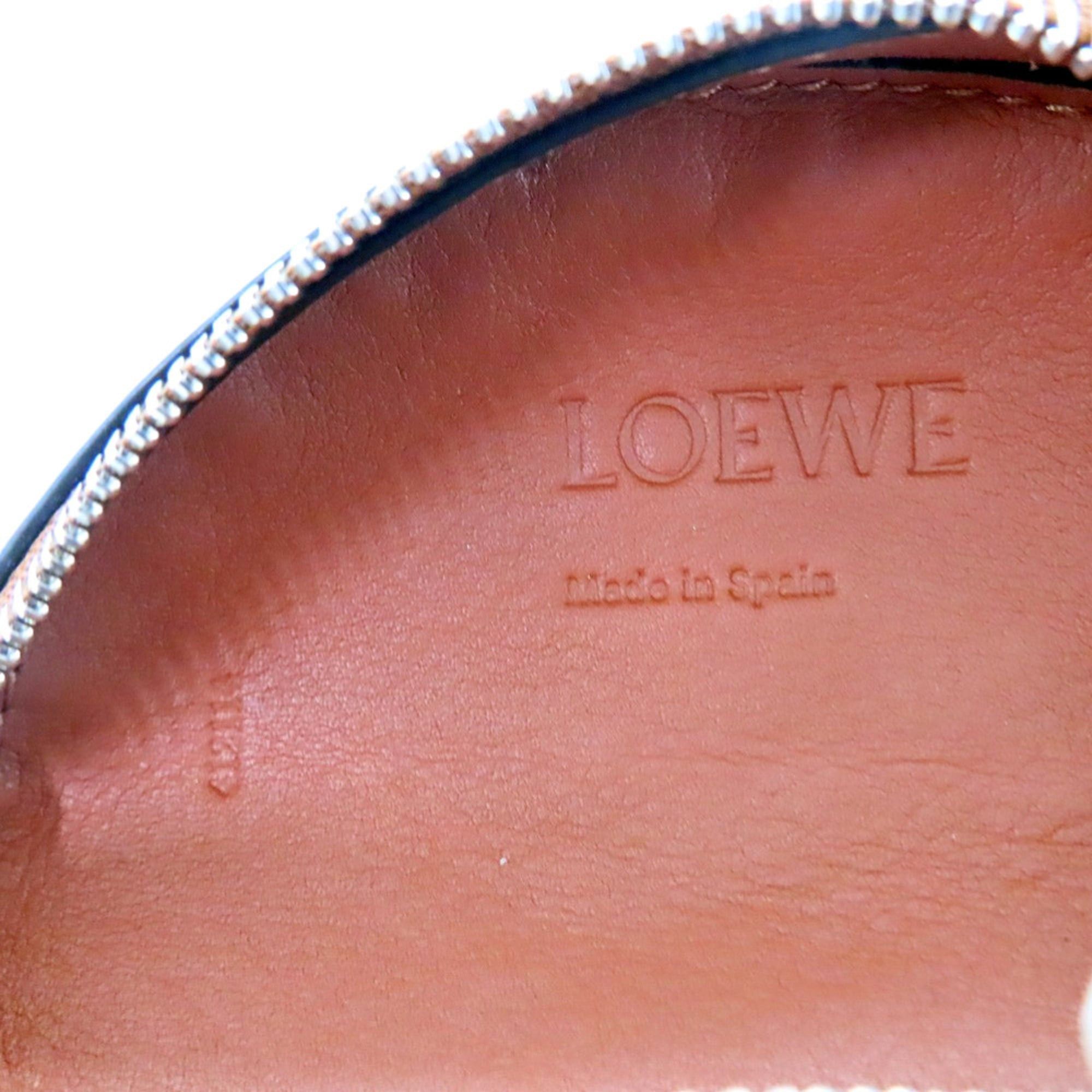 Loewe Like New Loewe Paula's Ibiza Kiwi Coin Purse 412114 Calfskin Iyakara Wallet/Coin Case Green Brown 0724LOEWE Size ONE SIZE - 7 Thumbnail