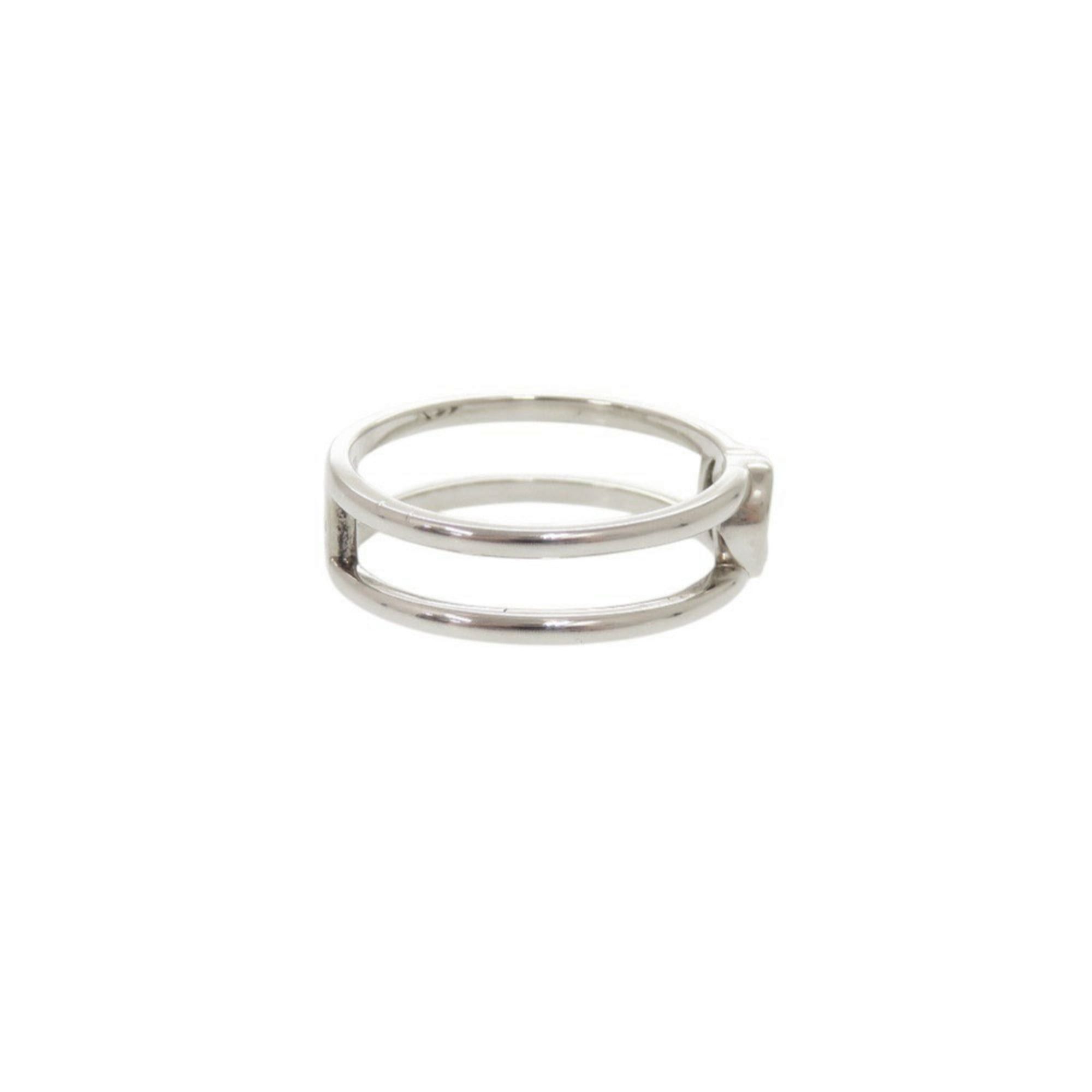 Gucci Gucci Interlocking G #18 (approx. 1) Sterling Silver 925 Ring 1643GUCCI Size ONE SIZE - 4 Thumbnail