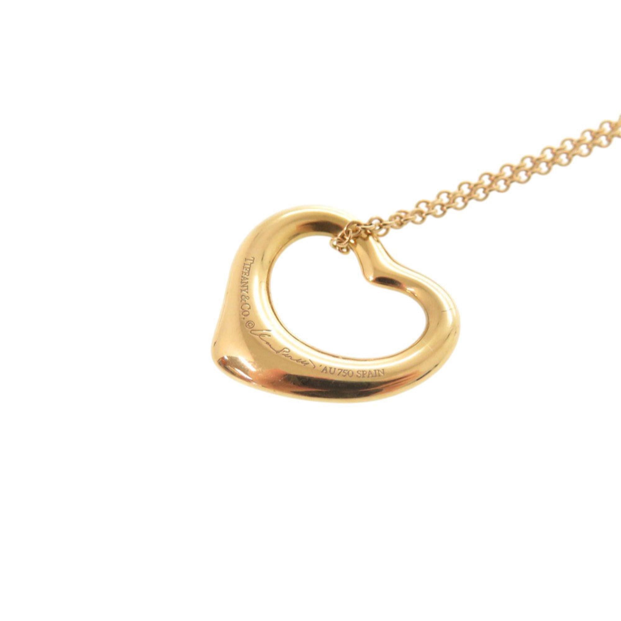 Tiffany & Co. Like New Tiffany & Co. Open Heart Necklace Pendant in 18KPG, 18KKYG, 750PG, and 750YG Pink Gold Yellow Gold. (Item No. 1626) Size ONE SIZE - 9 Thumbnail