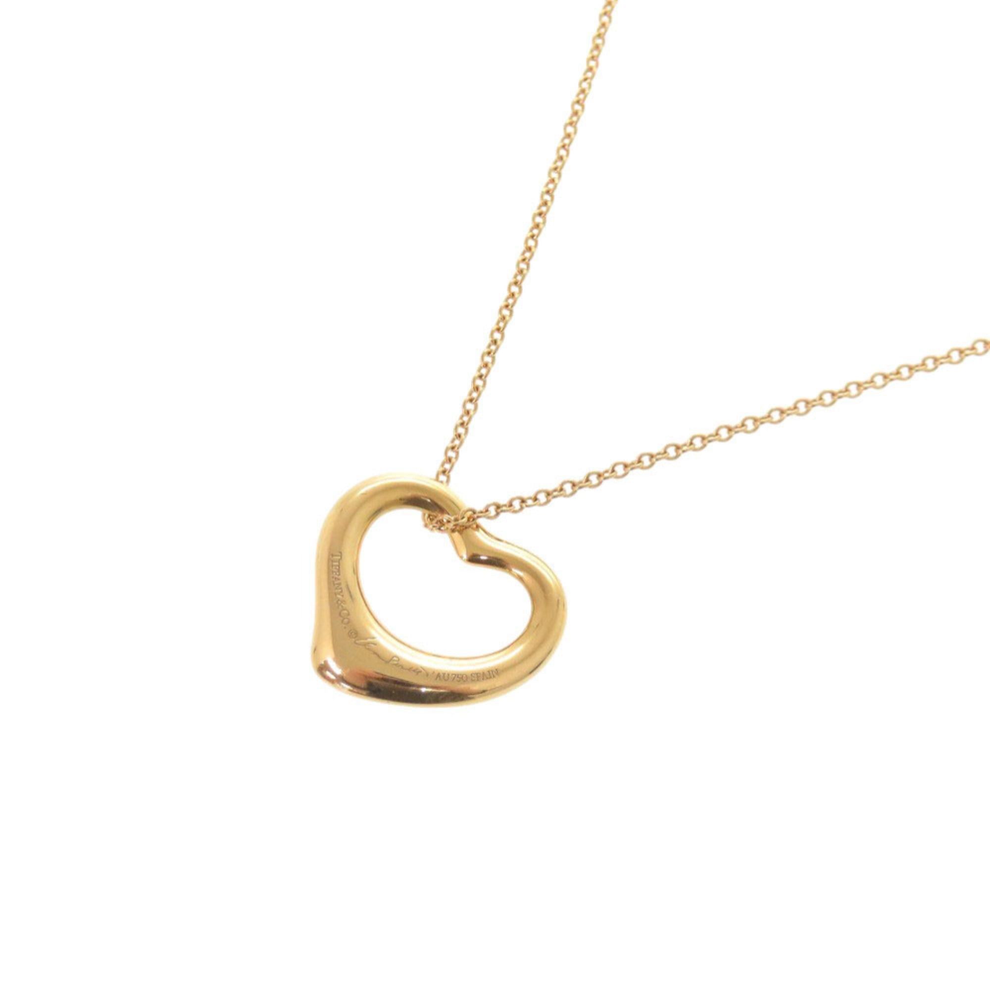 Tiffany & Co. Like New Tiffany & Co. Open Heart Necklace Pendant in 18KPG, 18KKYG, 750PG, and 750YG Pink Gold Yellow Gold. (Item No. 1626) Size ONE SIZE - 2 Thumbnail