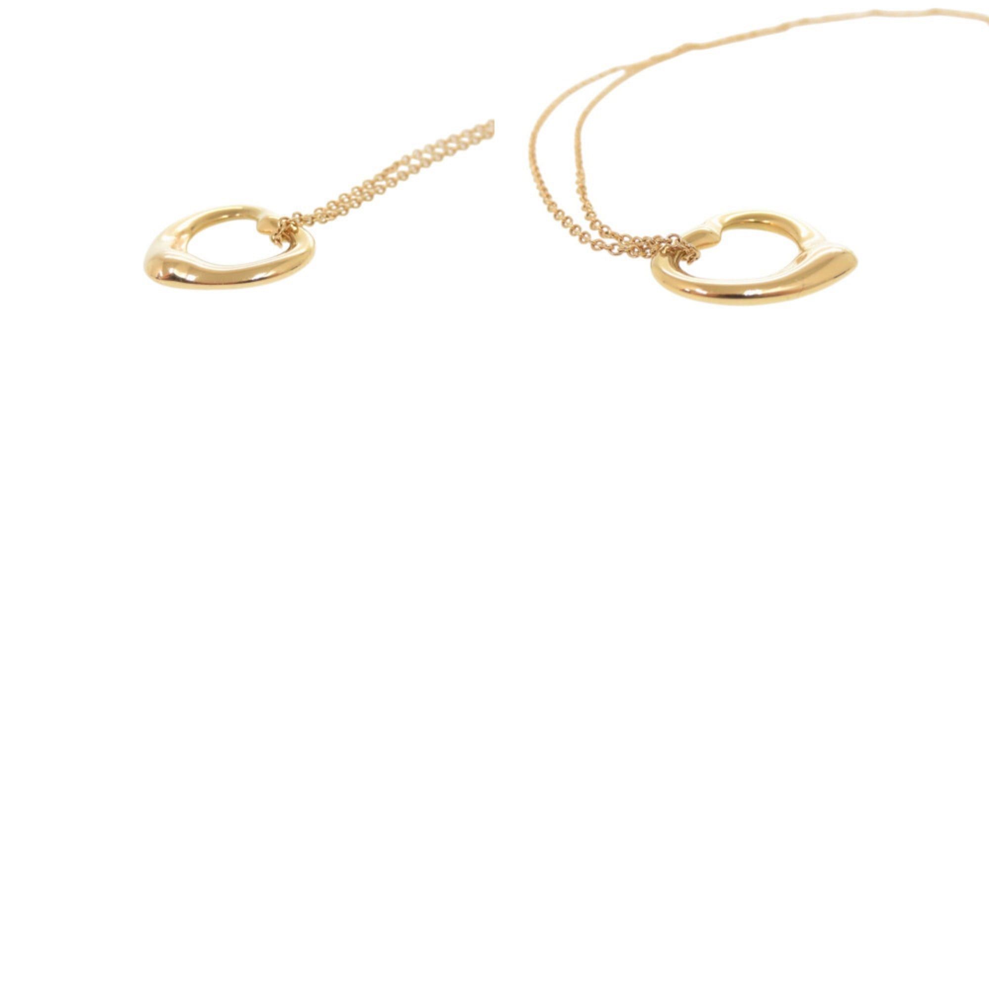 Tiffany & Co. Like New Tiffany & Co. Open Heart Necklace Pendant in 18KPG, 18KKYG, 750PG, and 750YG Pink Gold Yellow Gold. (Item No. 1626) Size ONE SIZE - 10 Thumbnail