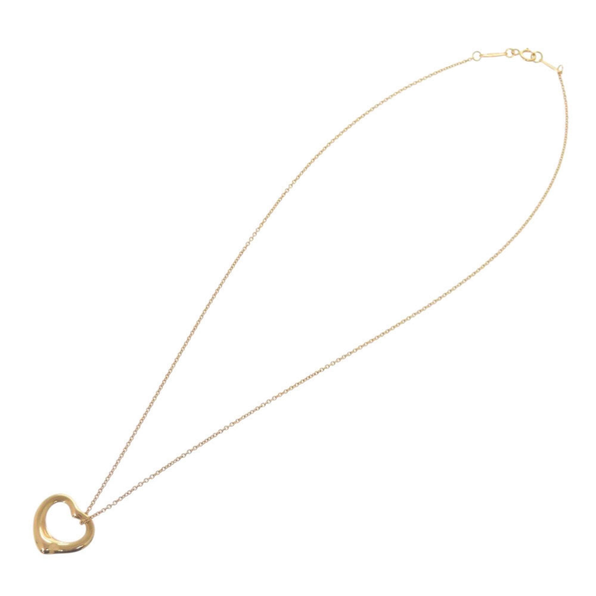 Tiffany & Co. Like New Tiffany & Co. Open Heart Necklace Pendant in 18KPG, 18KKYG, 750PG, and 750YG Pink Gold Yellow Gold. (Item No. 1626) Size ONE SIZE - 3 Thumbnail