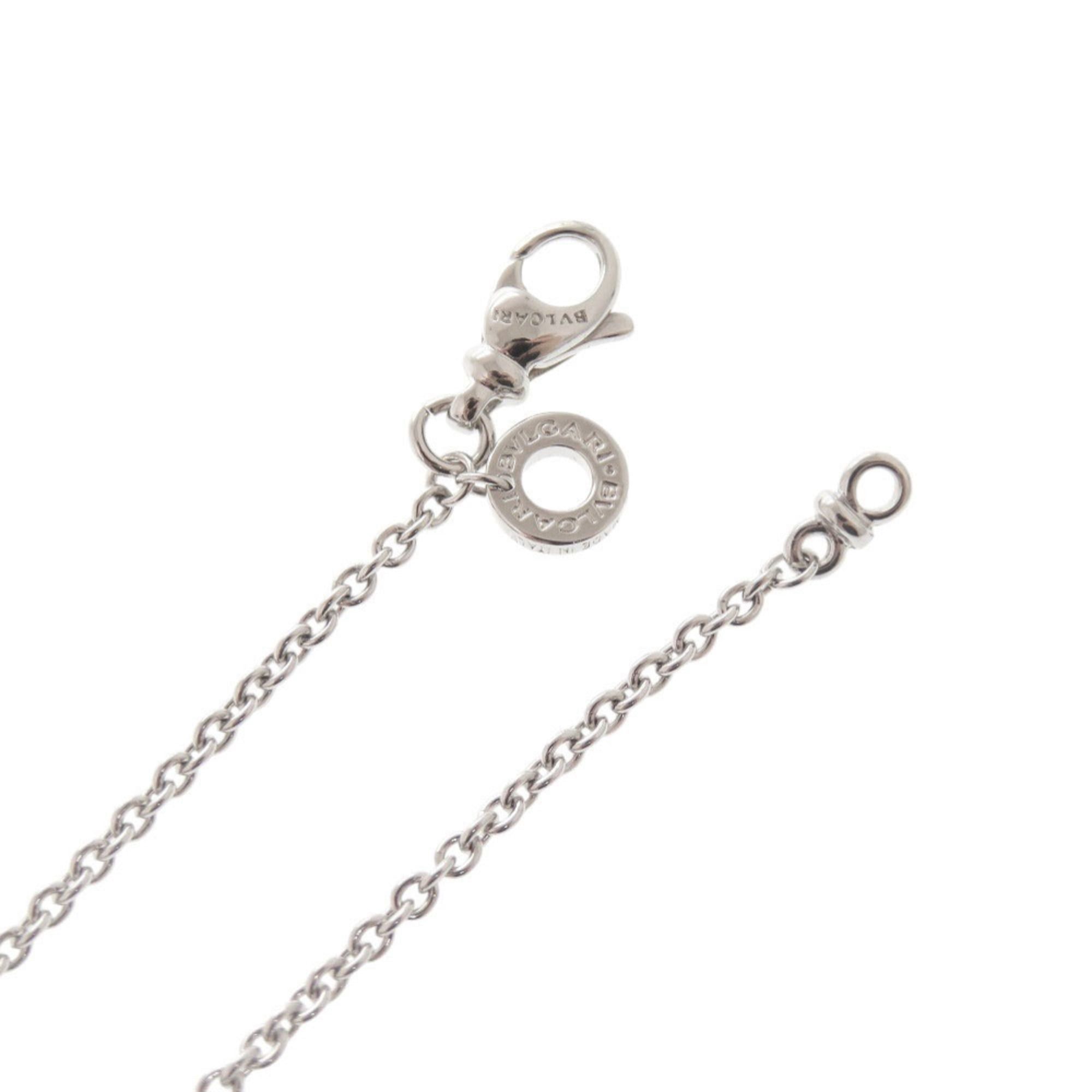 Bvlgari Like New Bulgari Tondo Heart 18KWG 750WG Diamond White Gold Necklace Pendant Jewelry 0132BVLGARI Size ONE SIZE - 5 Thumbnail
