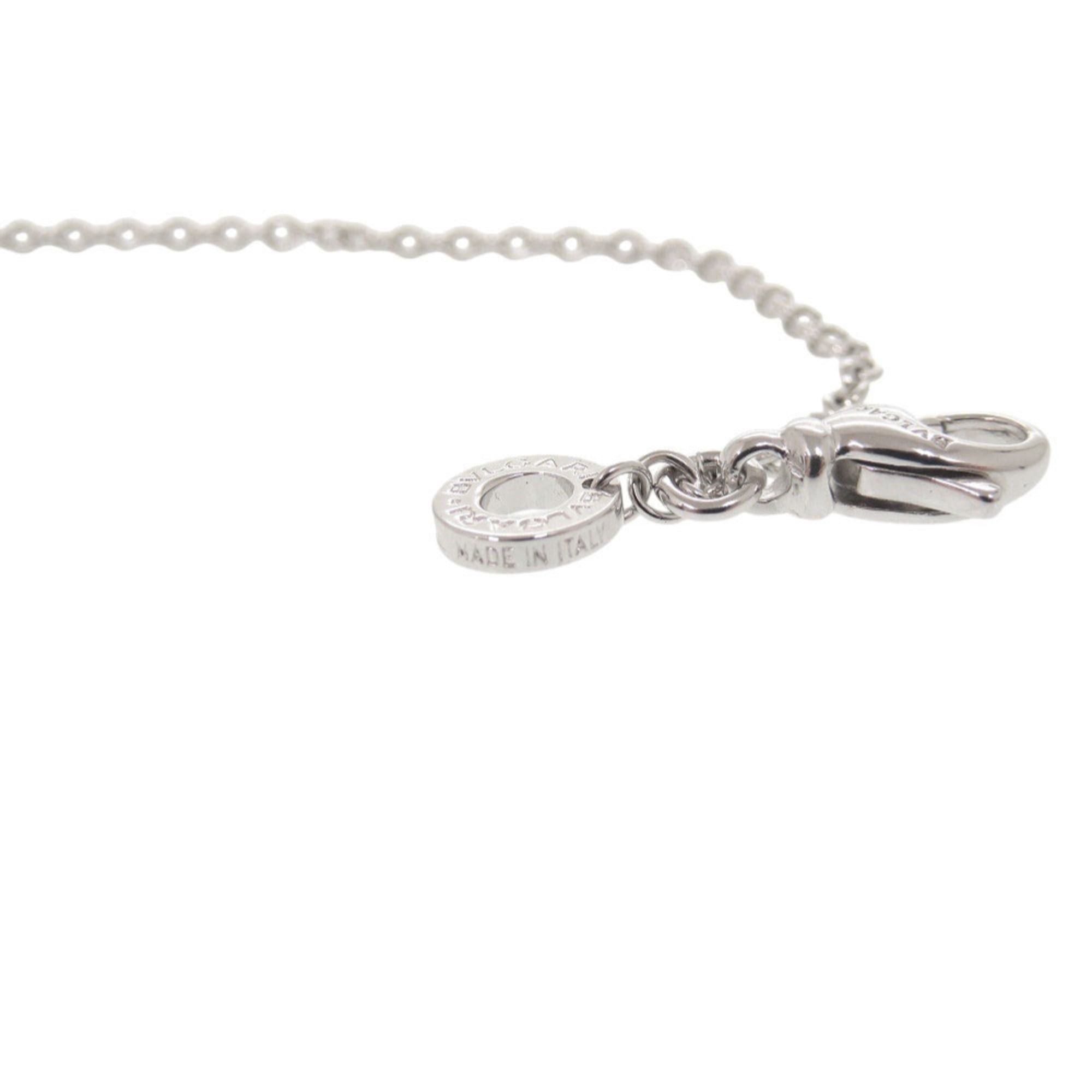 Bvlgari Like New Bulgari Tondo Heart 18KWG 750WG Diamond White Gold Necklace Pendant Jewelry 0132BVLGARI Size ONE SIZE - 6 Thumbnail