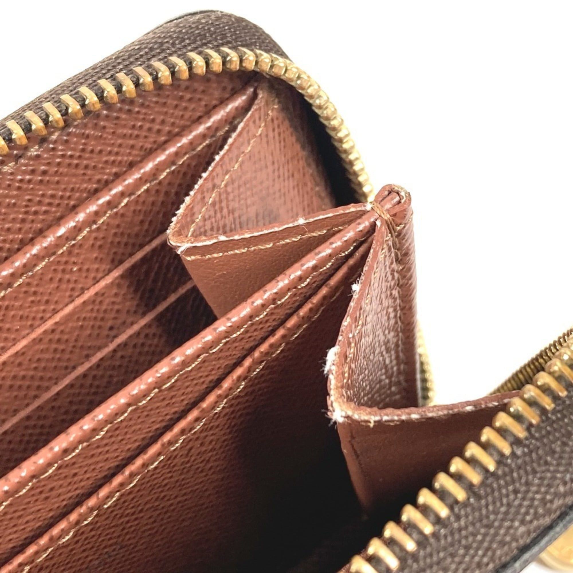 Louis Vuitton LOUIS VUITTON M60067 Monogram Zippy Coin Purse, Wallet, Round Zipper, Canvas, Brown, Men's/Women's Size ONE SIZE - 12 Thumbnail