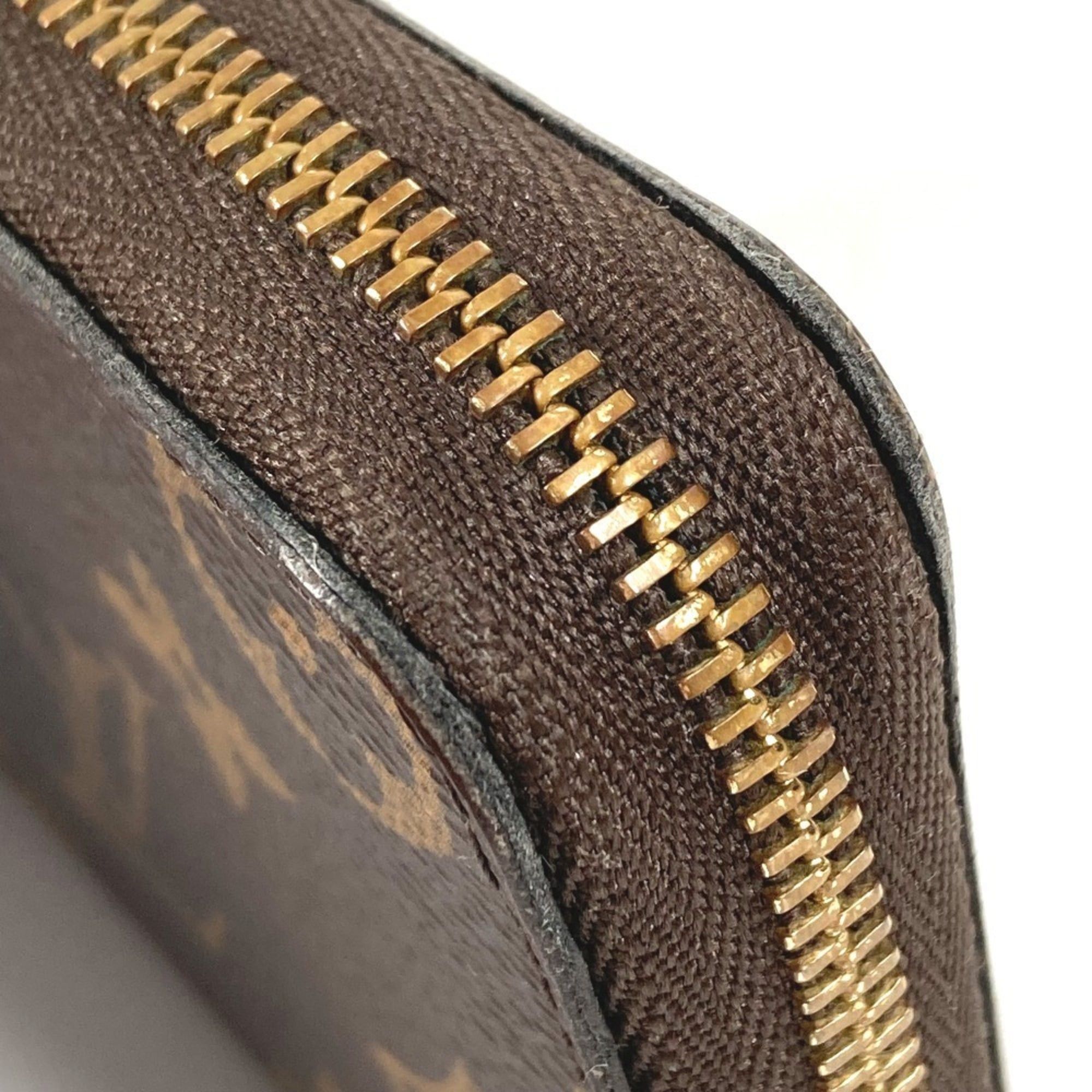 Louis Vuitton LOUIS VUITTON M60067 Monogram Zippy Coin Purse, Wallet, Round Zipper, Canvas, Brown, Men's/Women's Size ONE SIZE - 8 Thumbnail