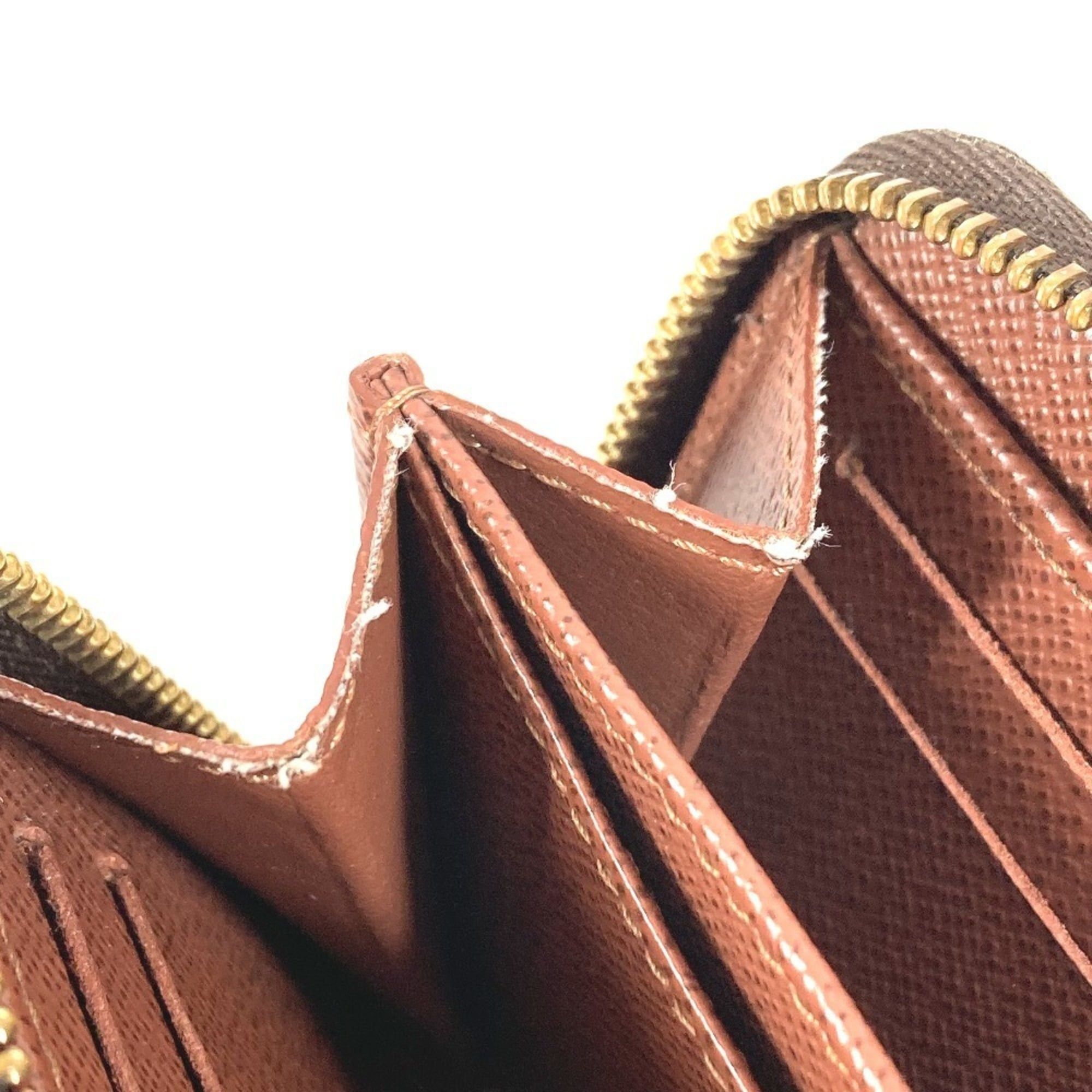 Louis Vuitton LOUIS VUITTON M60067 Monogram Zippy Coin Purse, Wallet, Round Zipper, Canvas, Brown, Men's/Women's Size ONE SIZE - 11 Thumbnail