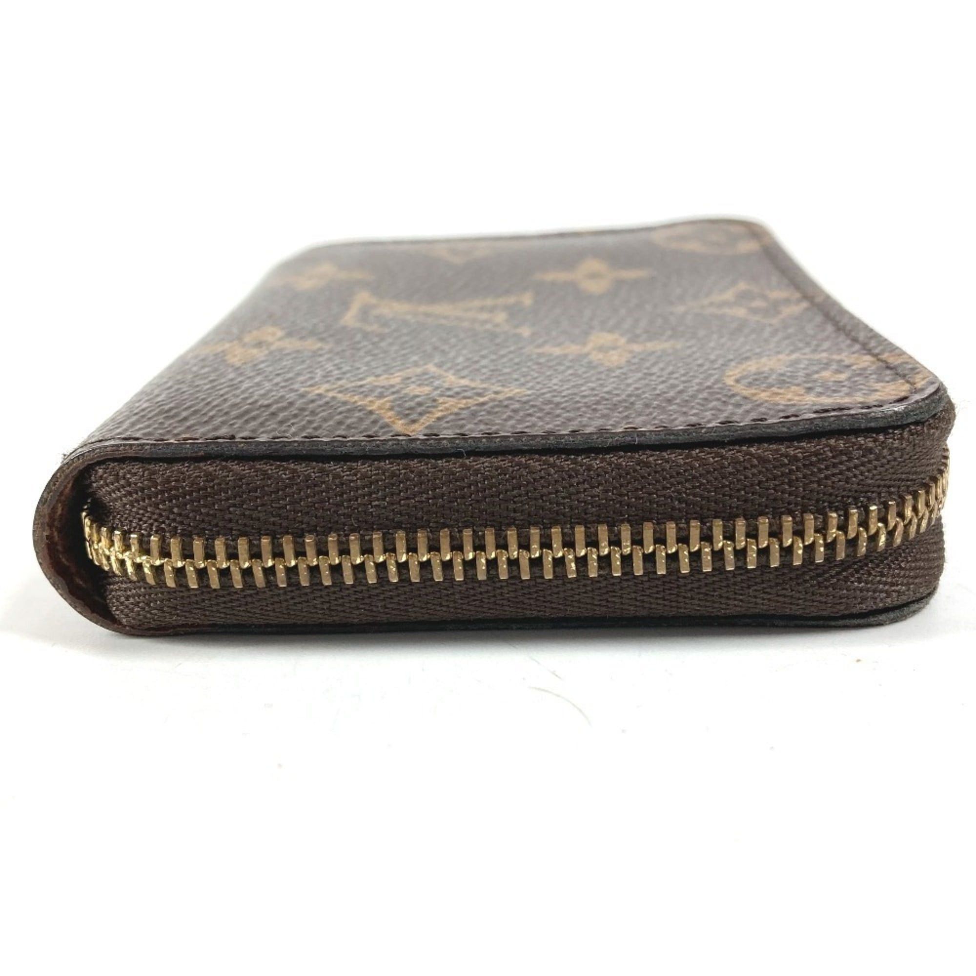 Louis Vuitton LOUIS VUITTON M60067 Monogram Zippy Coin Purse, Wallet, Round Zipper, Canvas, Brown, Men's/Women's Size ONE SIZE - 4 Thumbnail