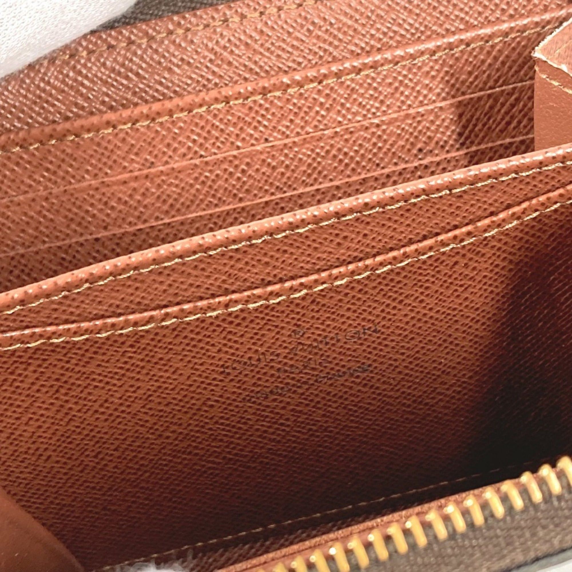 Louis Vuitton LOUIS VUITTON M60067 Monogram Zippy Coin Purse, Wallet, Round Zipper, Canvas, Brown, Men's/Women's Size ONE SIZE - 13 Thumbnail