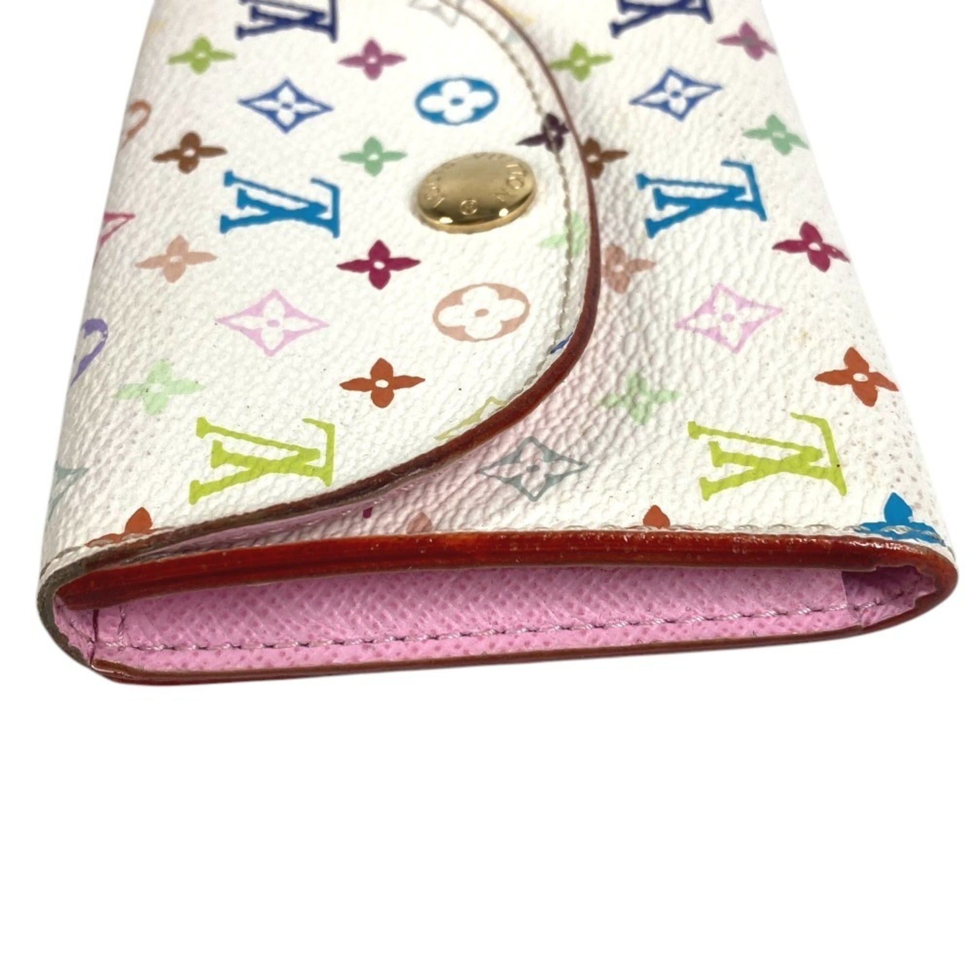 Louis Vuitton LOUIS VUITTON M66560 Monogram Multicolor Enveloppe Carte de Visite Business Card Holder Pass Case Holder/Card Canvas Women's Blanc White Size ONE SIZE - 3 Thumbnail
