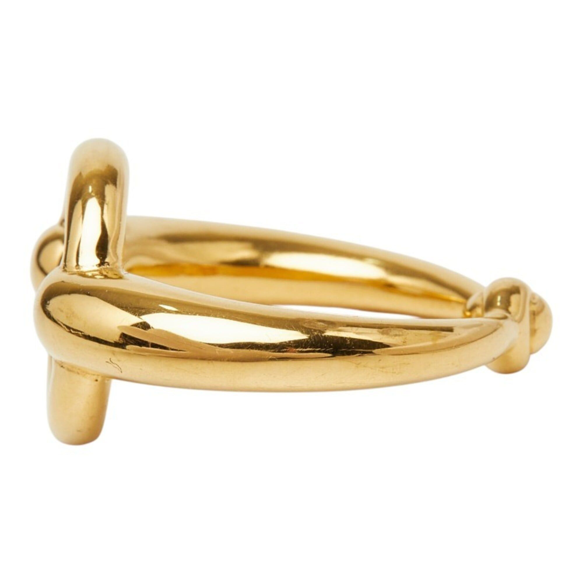 Hermes Hermes Moi Scarf Muffler Ring Gold Plated Women's HERMES Size ONE SIZE - 5 Thumbnail