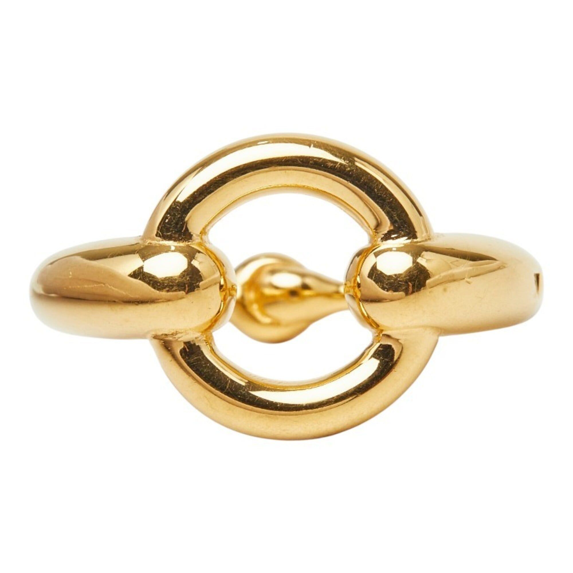 Hermes Hermes Moi Scarf Muffler Ring Gold Plated Women's HERMES Size ONE SIZE - 2 Thumbnail