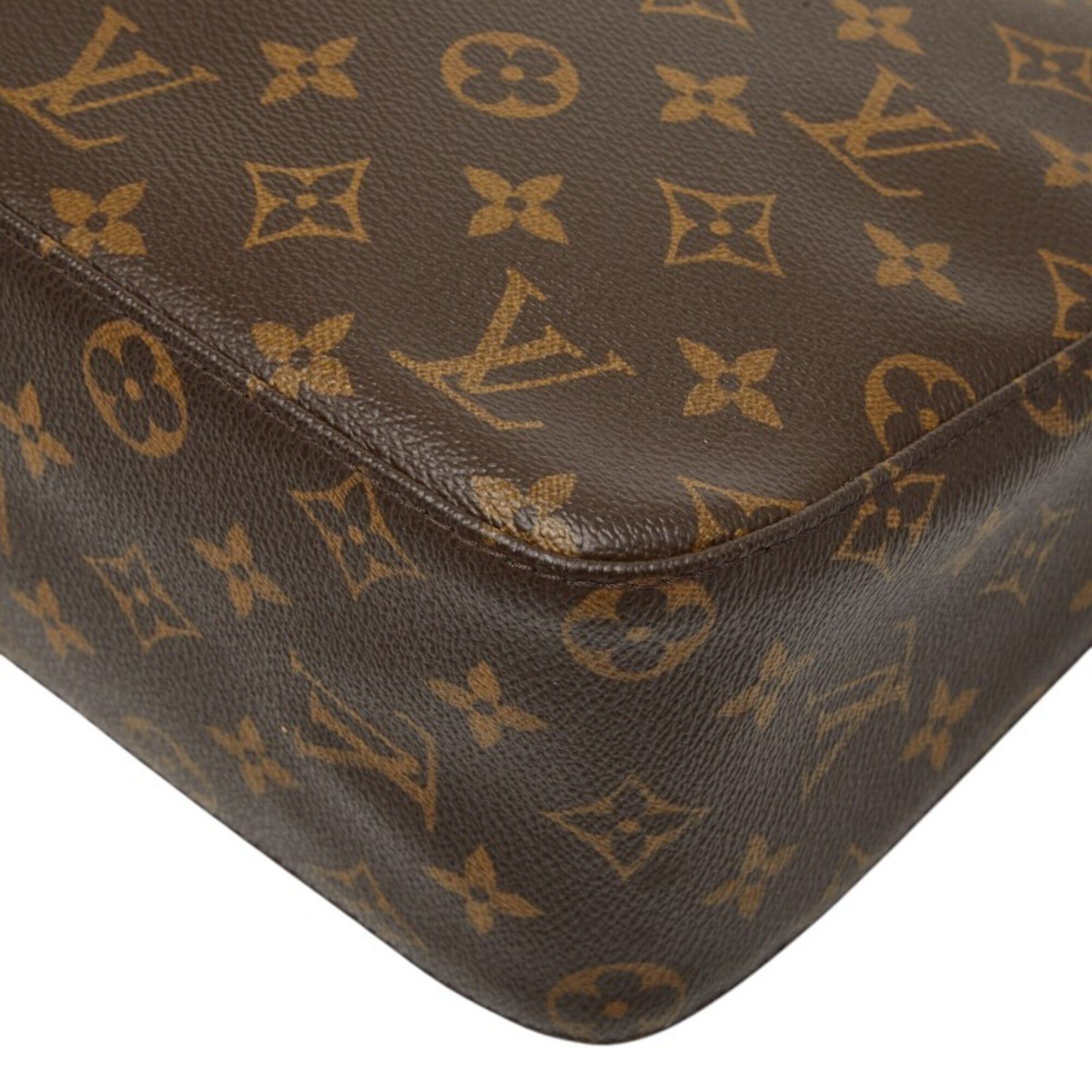 Louis Vuitton Louis Vuitton Monogram Looping MM One-Shoulder Bag Handbag M51146 Brown Leather Women's LOUIS VUITTON Size ONE SIZE - 4 Thumbnail