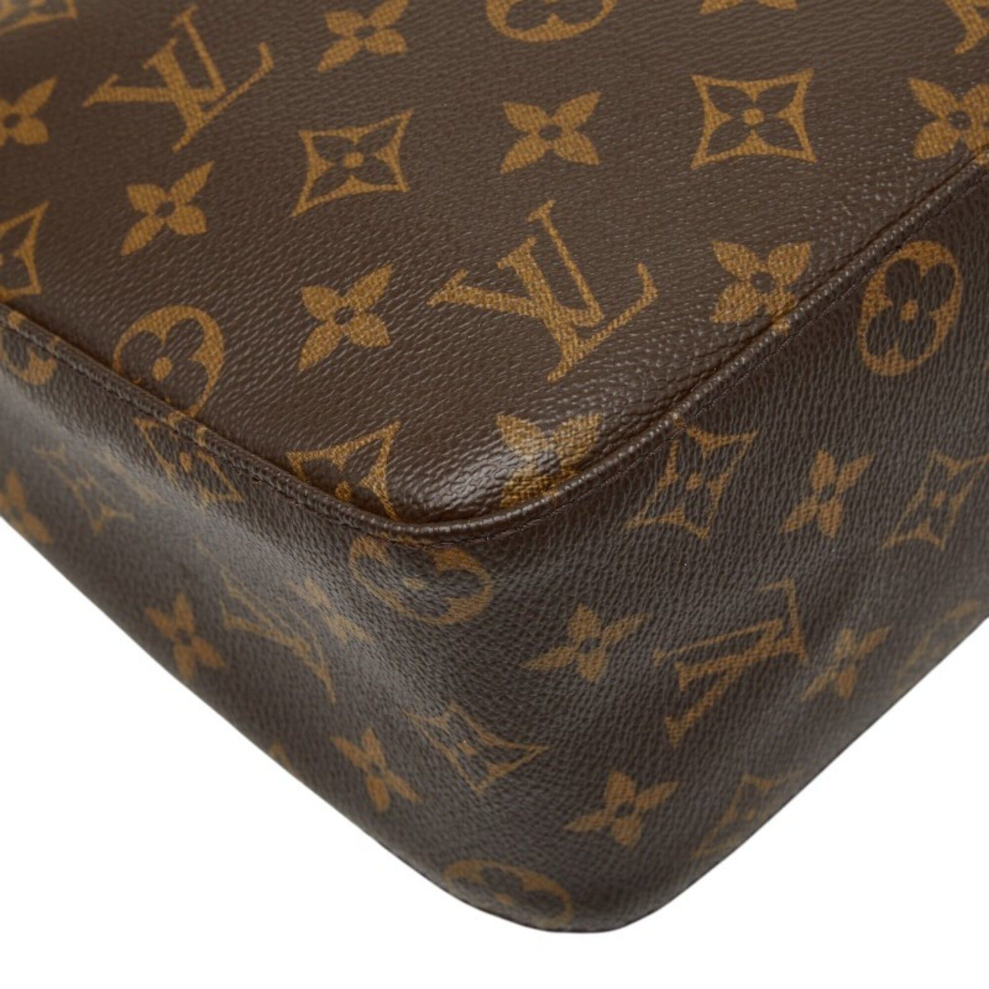 Louis Vuitton Louis Vuitton Monogram Looping MM One-Shoulder Bag Handbag M51146 Brown Leather Women's LOUIS VUITTON Size ONE SIZE - 5 Thumbnail
