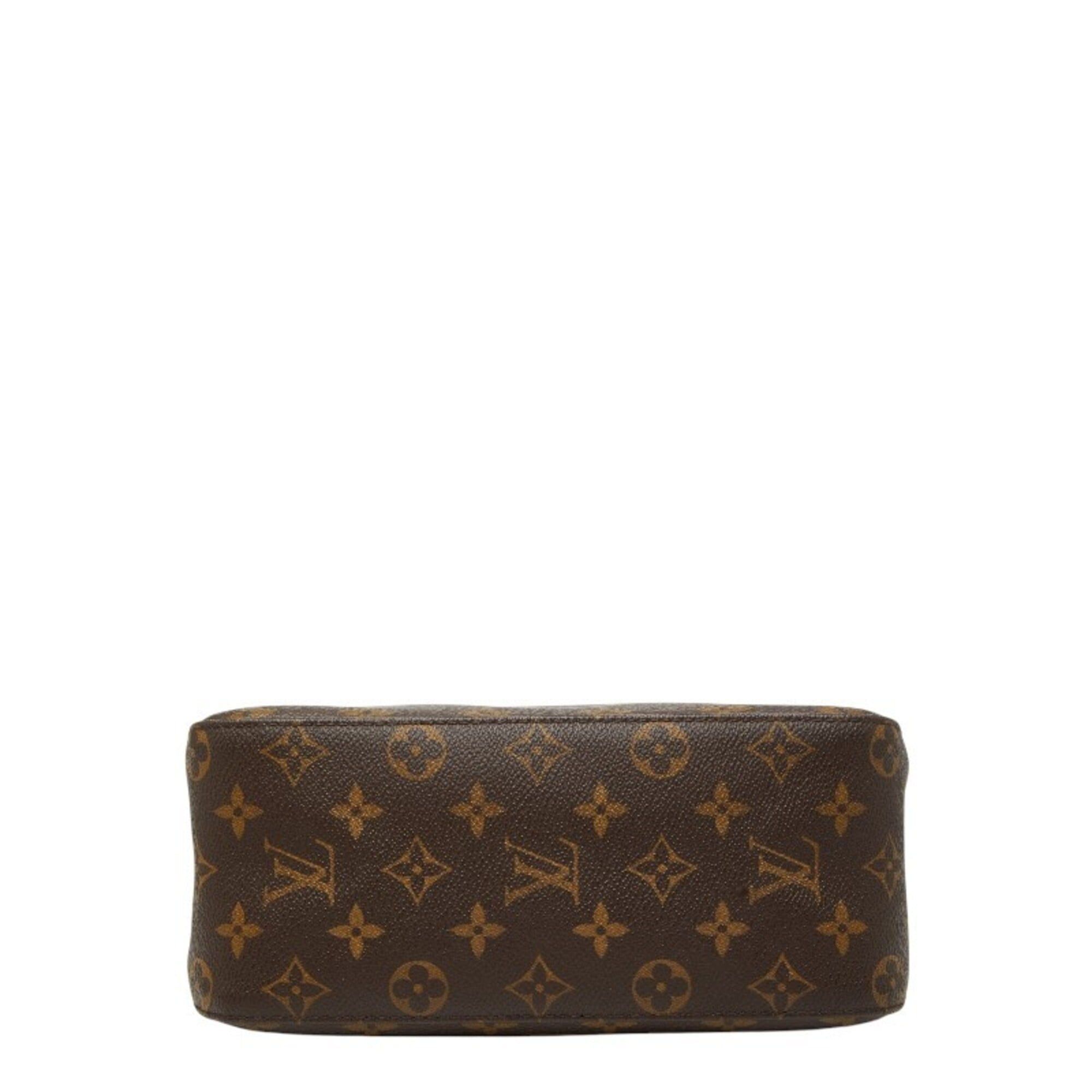 Louis Vuitton Louis Vuitton Monogram Looping MM One-Shoulder Bag Handbag M51146 Brown Leather Women's LOUIS VUITTON Size ONE SIZE - 3 Thumbnail