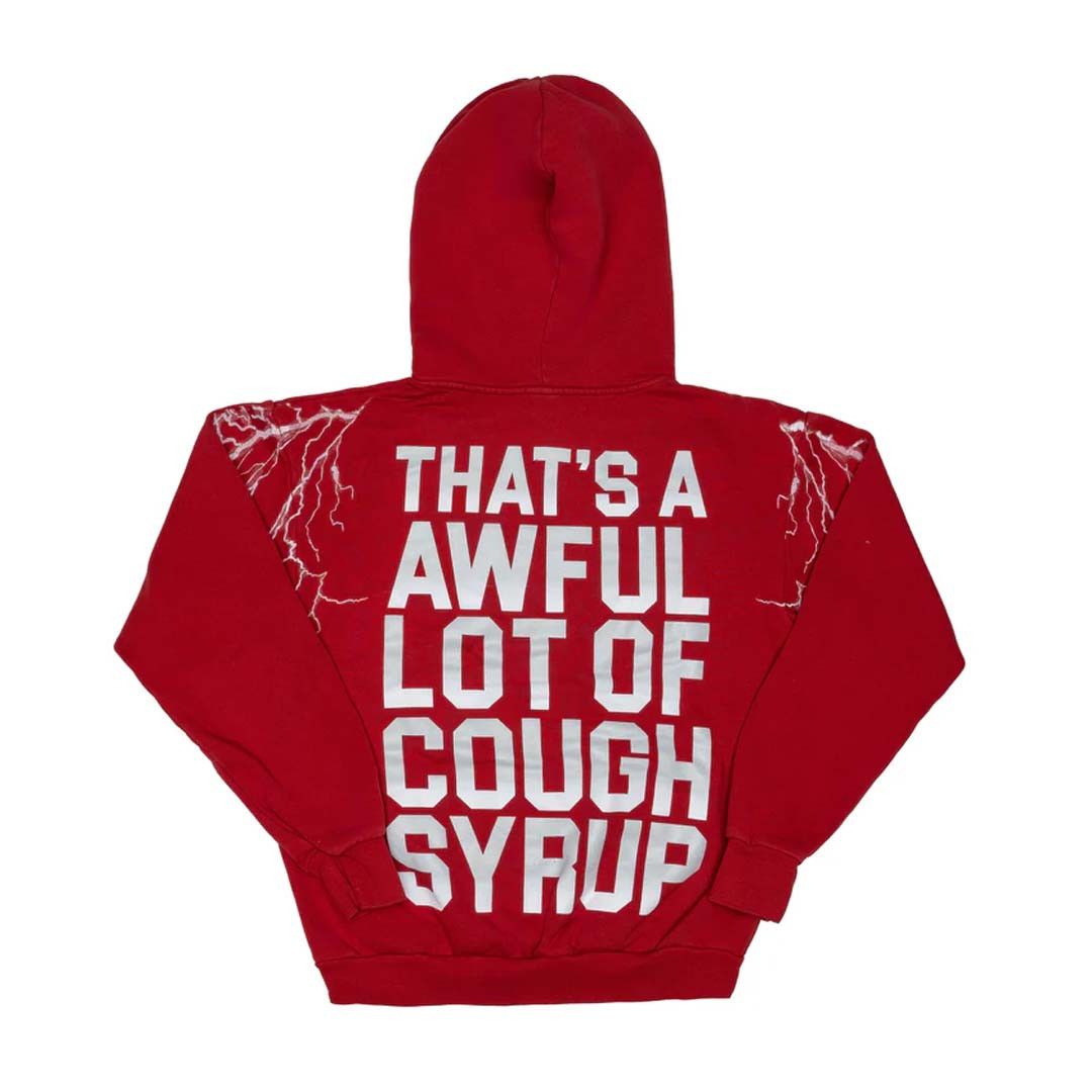 Awful Lot of Cough Syrup Hurricane Hoodie Red Size US S / EU 44-46 / 1 - 2 Thumbnail