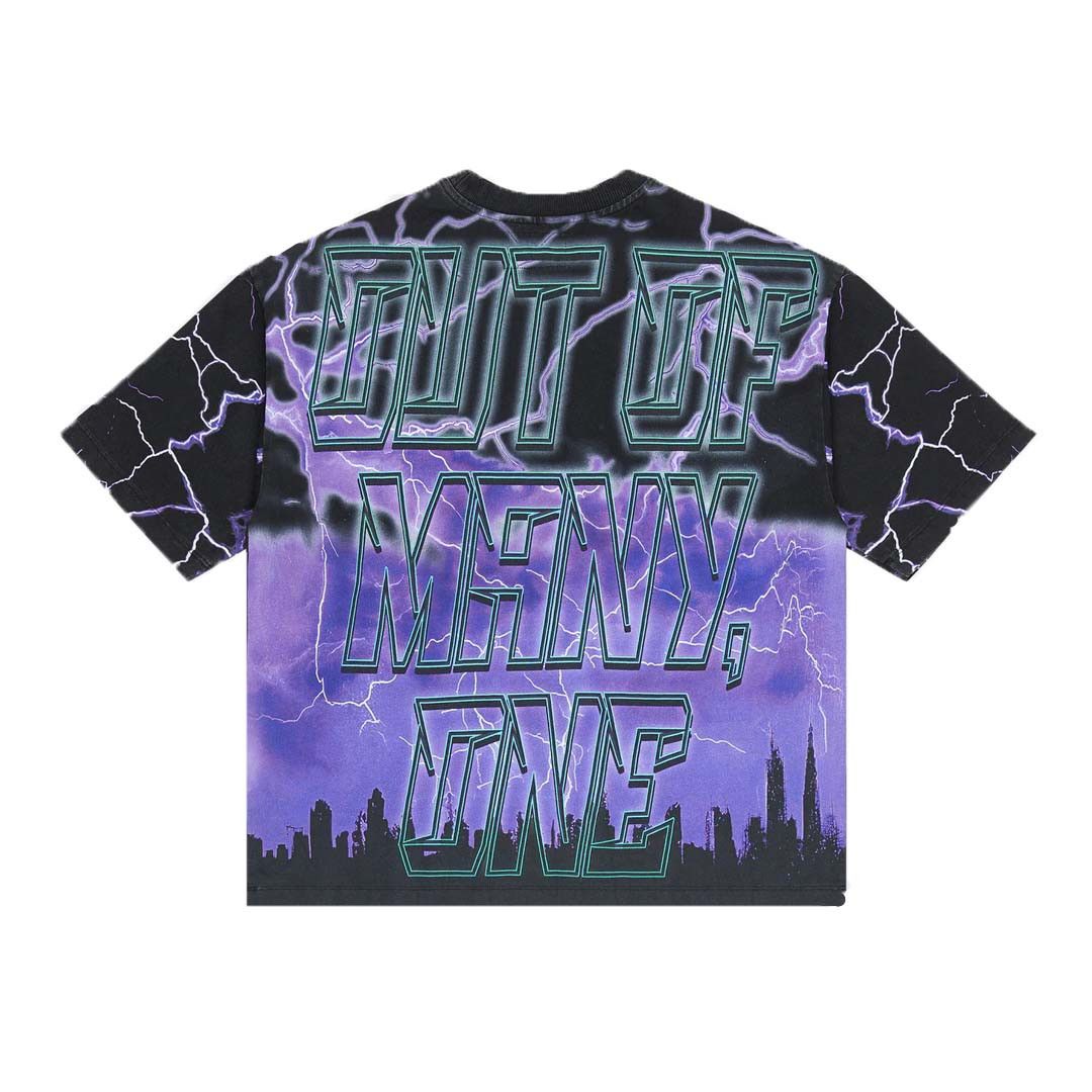 Godspeed Voltage Tee Black Purple Size US XS / EU 42 / 0 - 2 Thumbnail