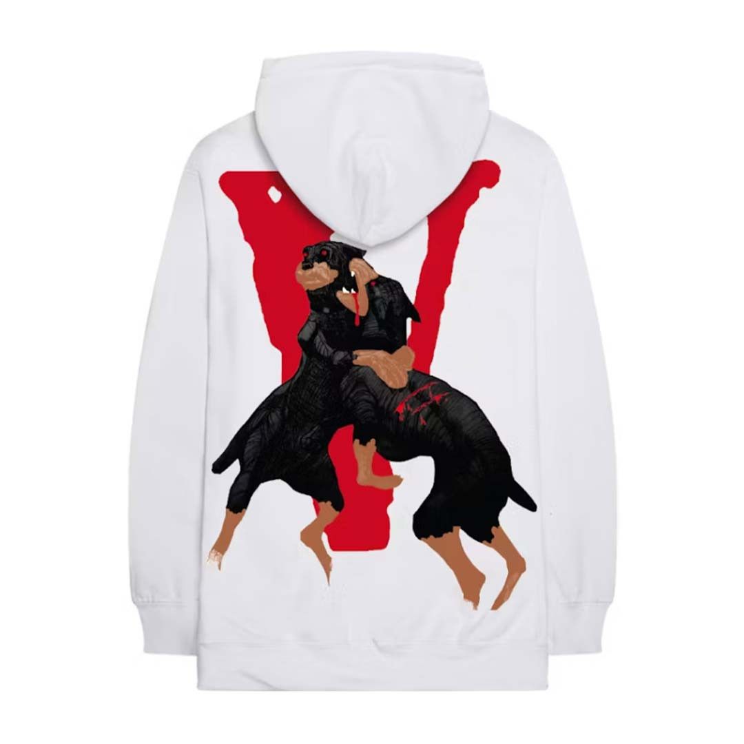 Vlone Pop Smoke Dogs Hoodie White Size US S / EU 44-46 / 1 - 2 Thumbnail