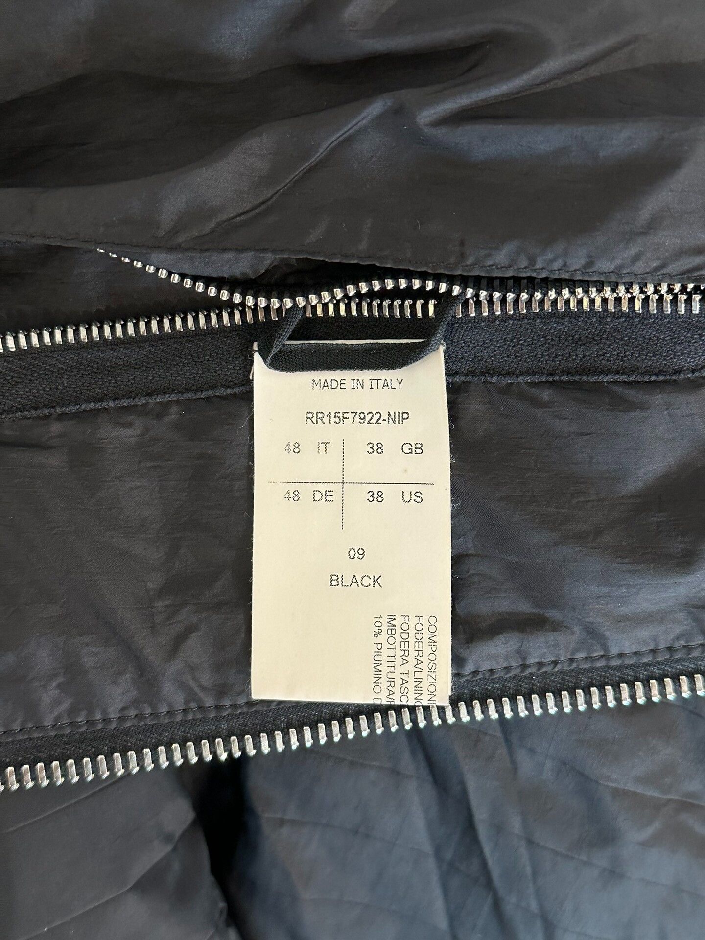 Rick Owens Rick Owens Mainline Mid-Length Hooded Cotton Jacket Size US M / EU 48-50 / 2 - 6 Thumbnail