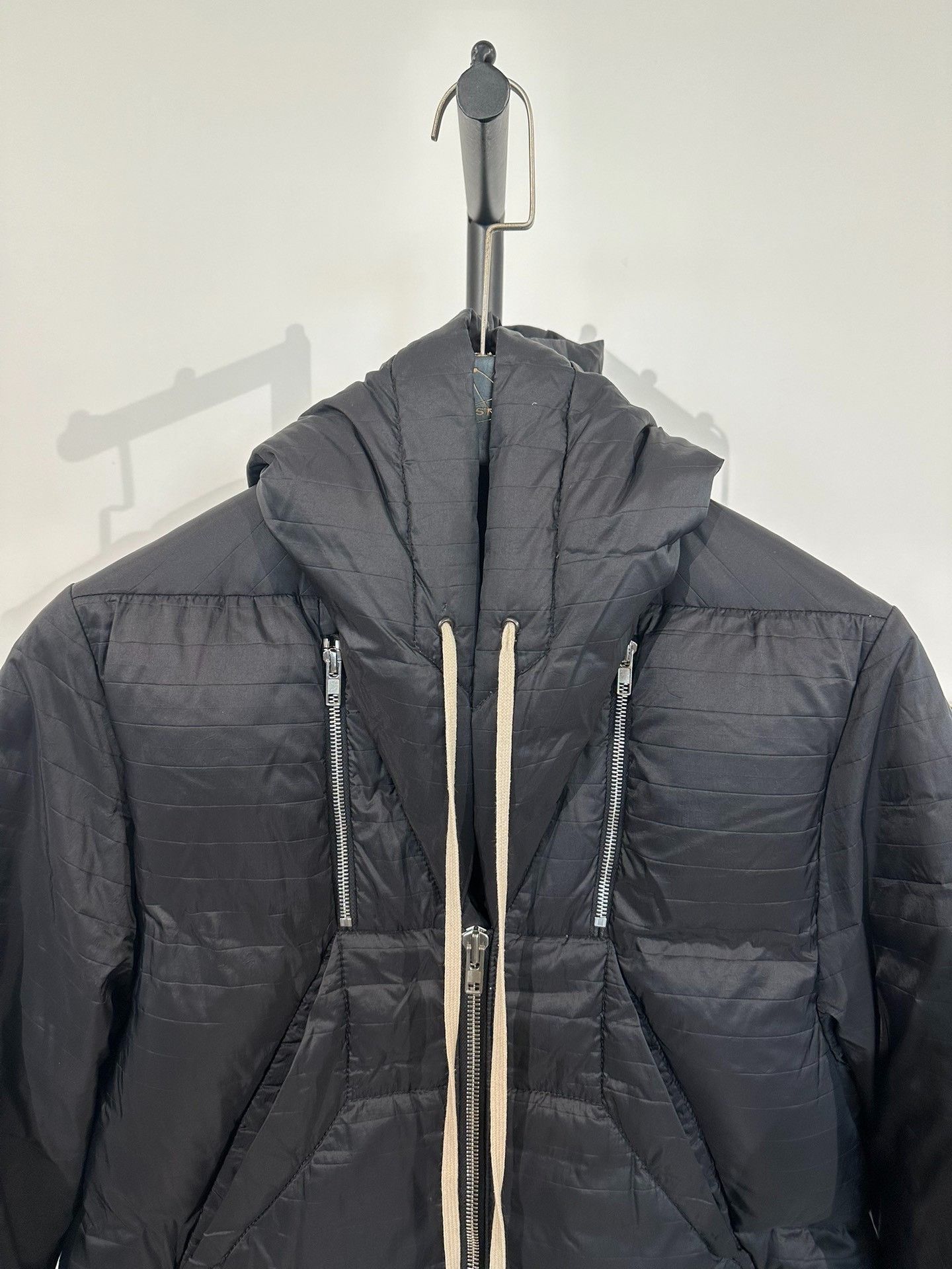 Rick Owens Rick Owens Mainline Mid-Length Hooded Cotton Jacket Size US M / EU 48-50 / 2 - 3 Thumbnail
