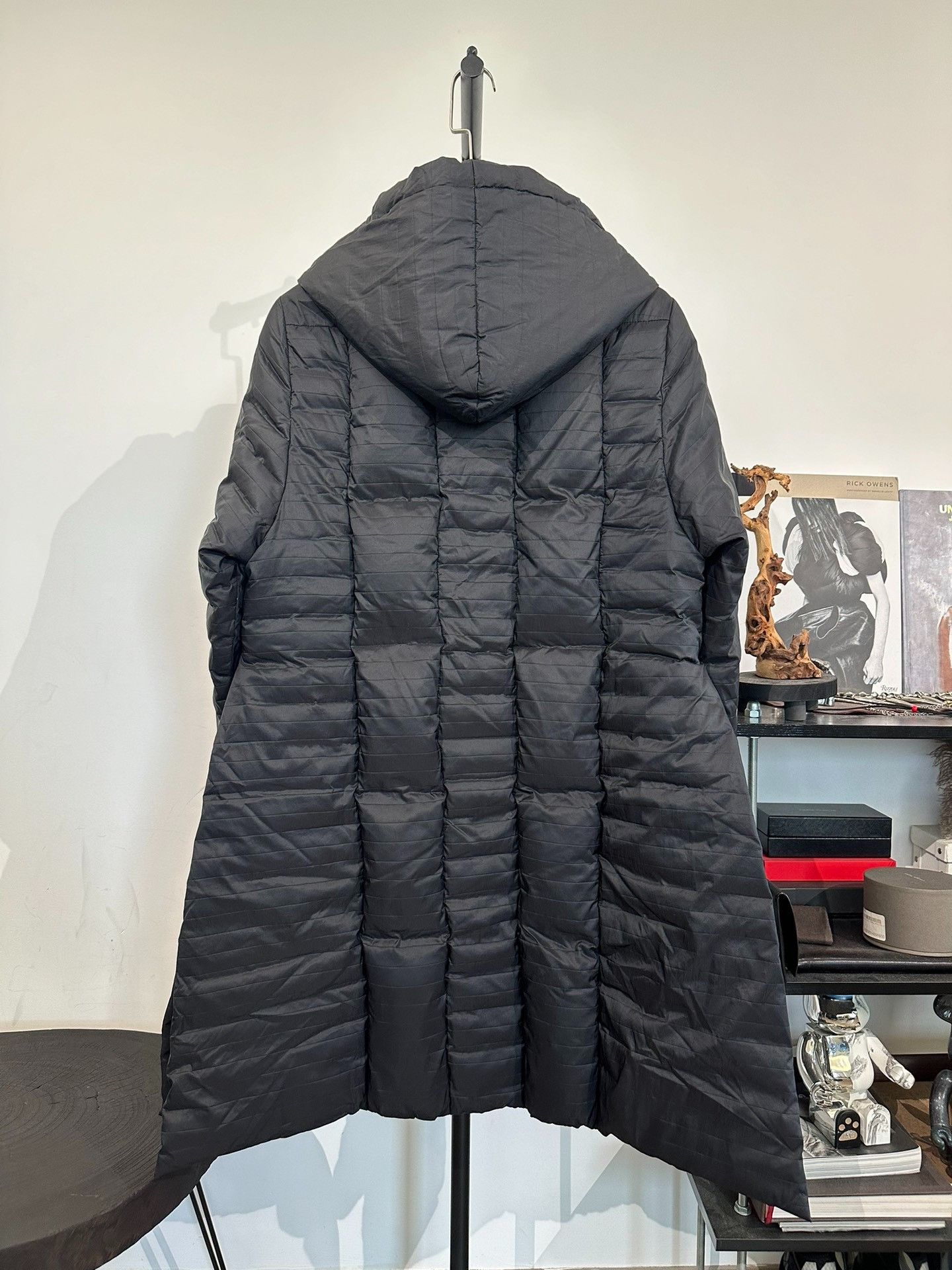 Rick Owens Rick Owens Mainline Mid-Length Hooded Cotton Jacket Size US M / EU 48-50 / 2 - 2 Thumbnail
