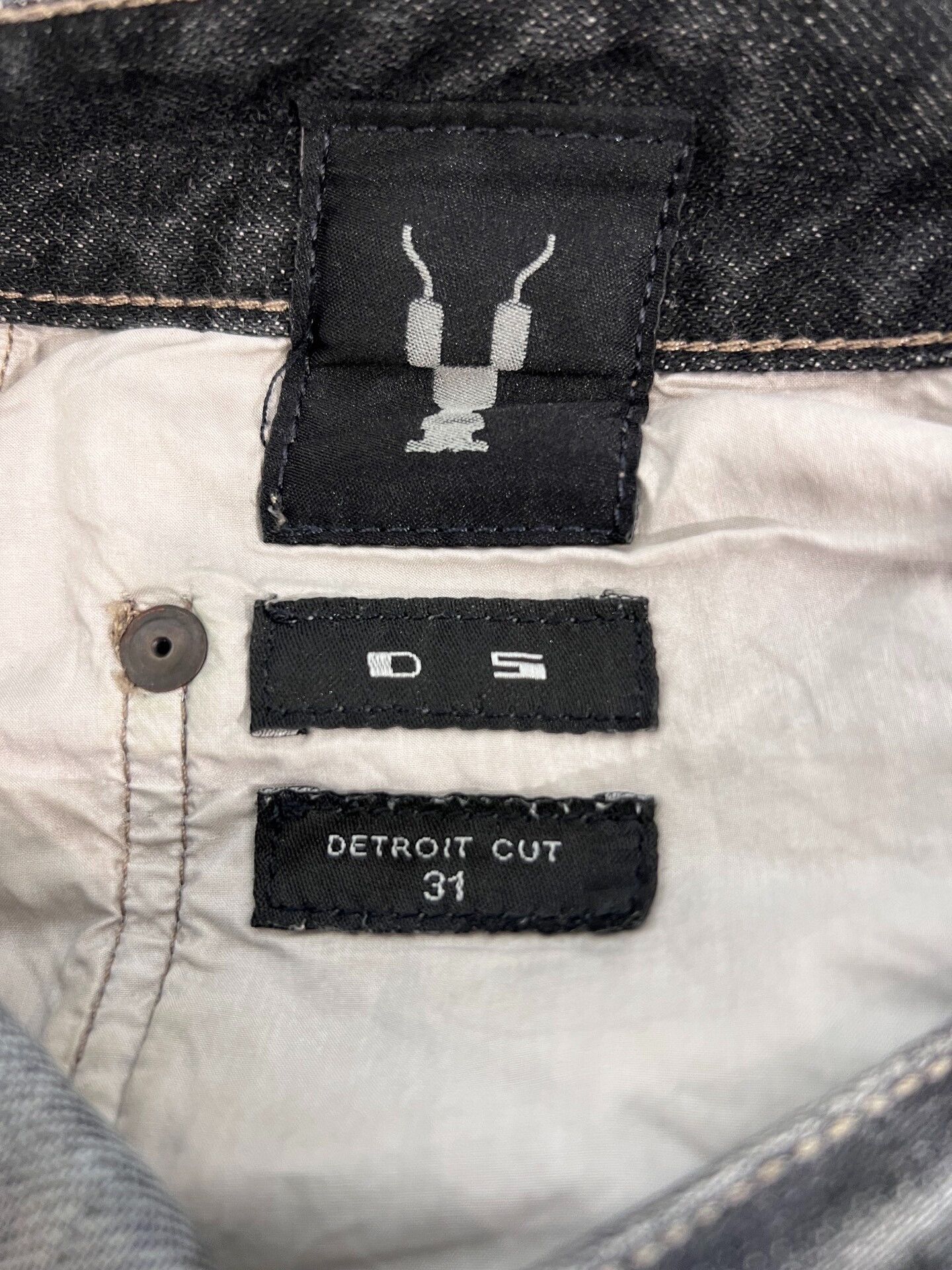Rick Owens Drkshdw Rick Owens Drkshdw Washed Distressed Cropped Jeans 31 Size US 31 - 7 Thumbnail