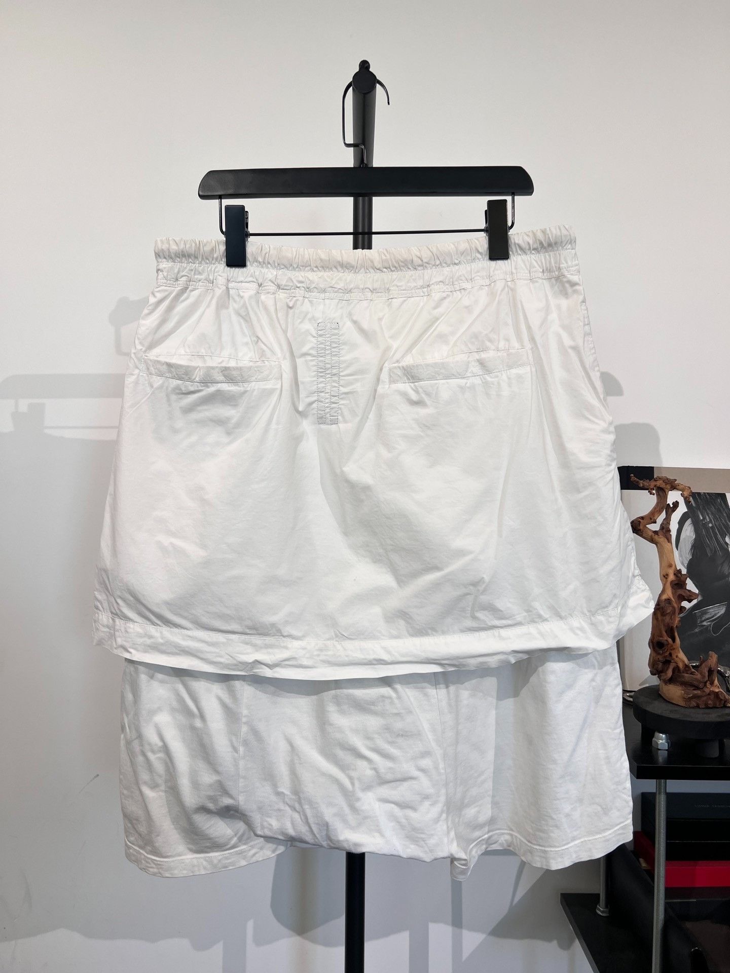 Rick Owens Drkshdw Rick Owens Drkshdw Drop-Crotch Mid-Length Shorts Size US 35 - 2 Thumbnail