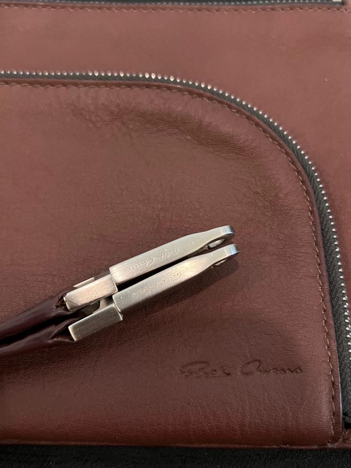 Rick Owens Rick Owens Red Cowhide Crossbody Bag Size ONE SIZE - 8 Thumbnail