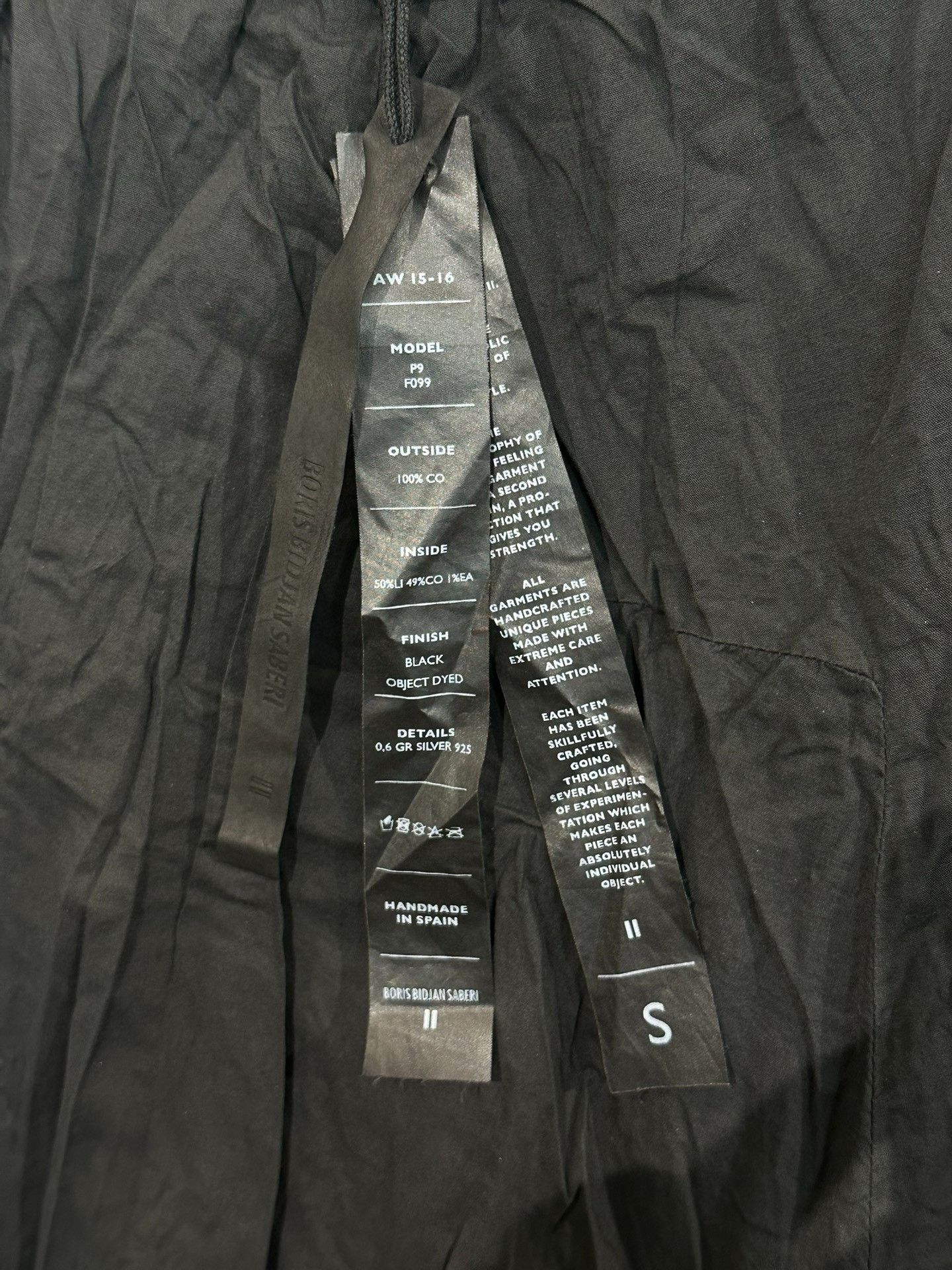 11 By Boris Bidjan Saberi Boris Bidjan Saberi 11by BBS Drawstring Sweatpants S Size US 26 / EU 42 - 8 Thumbnail