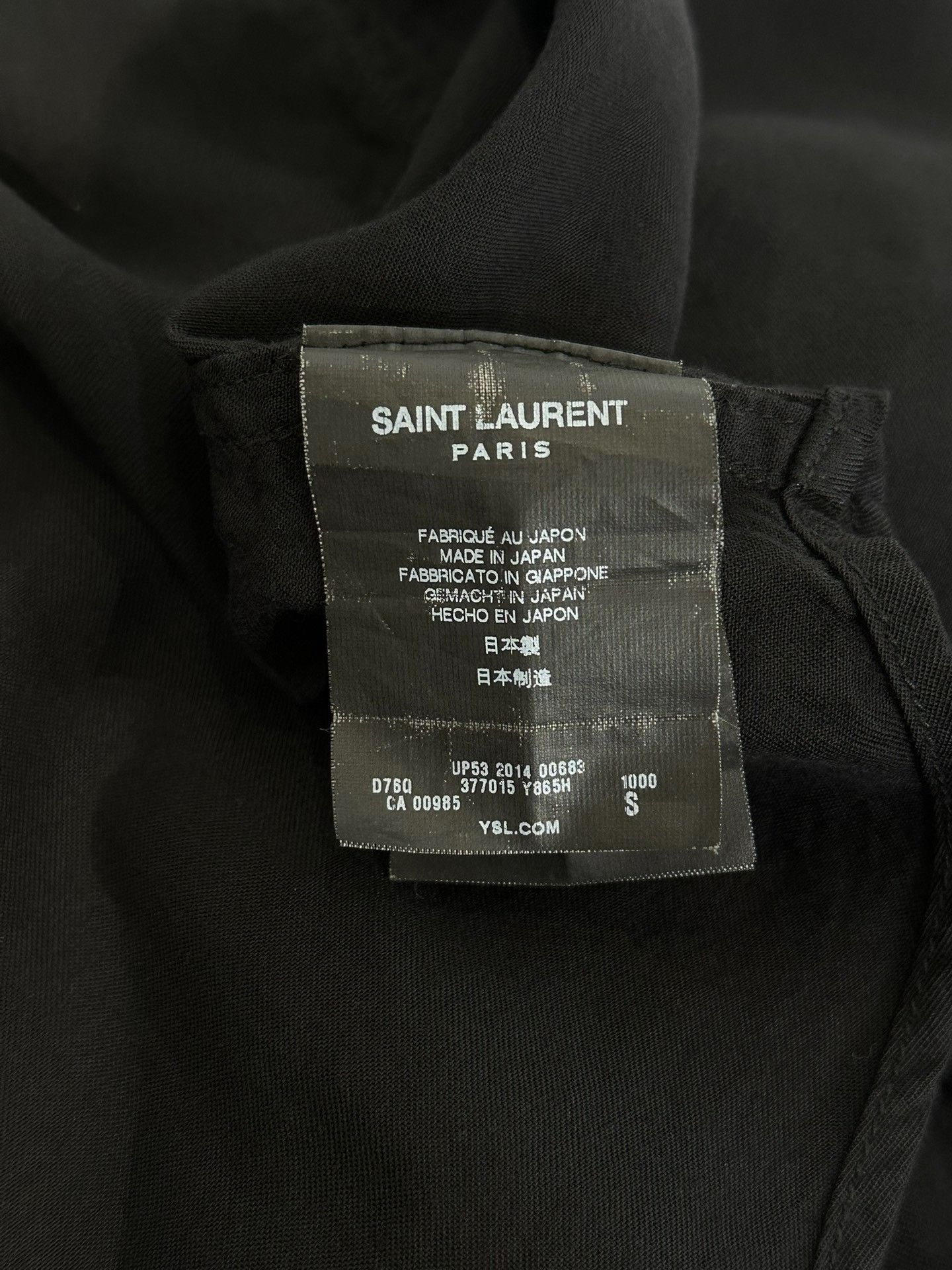 Saint Laurent Paris Saint Laurent Studded Shirt S Size US S / EU 44-46 / 1 - 7 Thumbnail