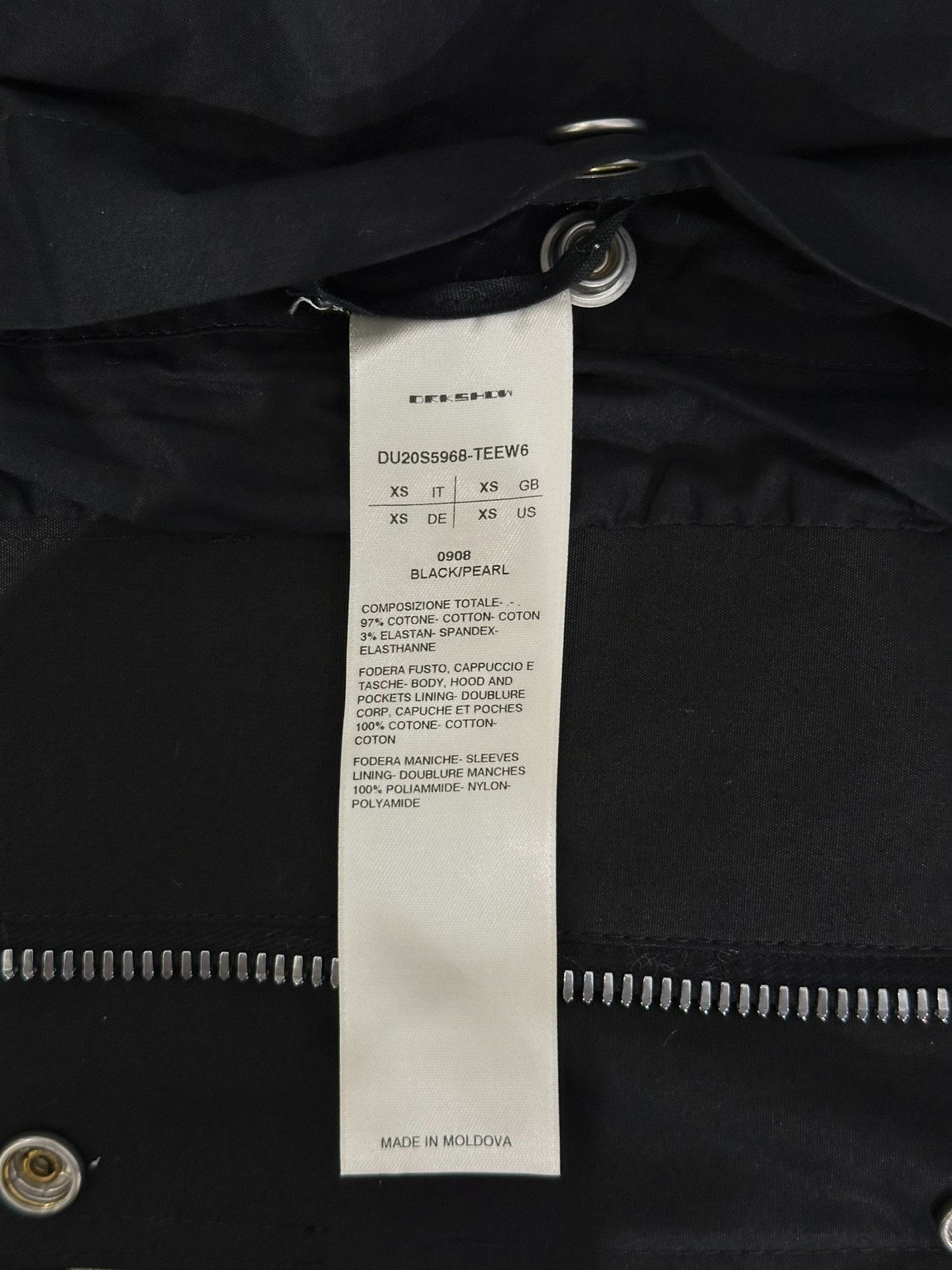 Rick Owens Drkshdw Rick Owens Drkshdw Mid-Length Hooded Parka XS Size US XS / EU 42 / 0 - 5 Thumbnail
