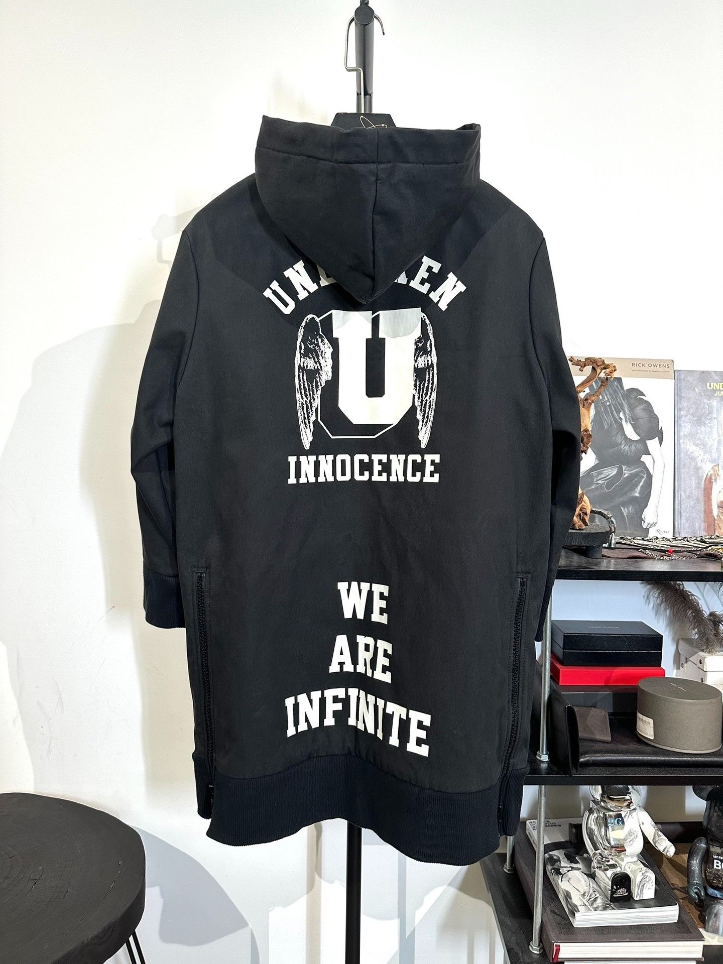 Undercover Undercover Jun Takahashi Mid-Length Patch Print Hooded Jacket Size US S / EU 44-46 / 1 - 2 Thumbnail
