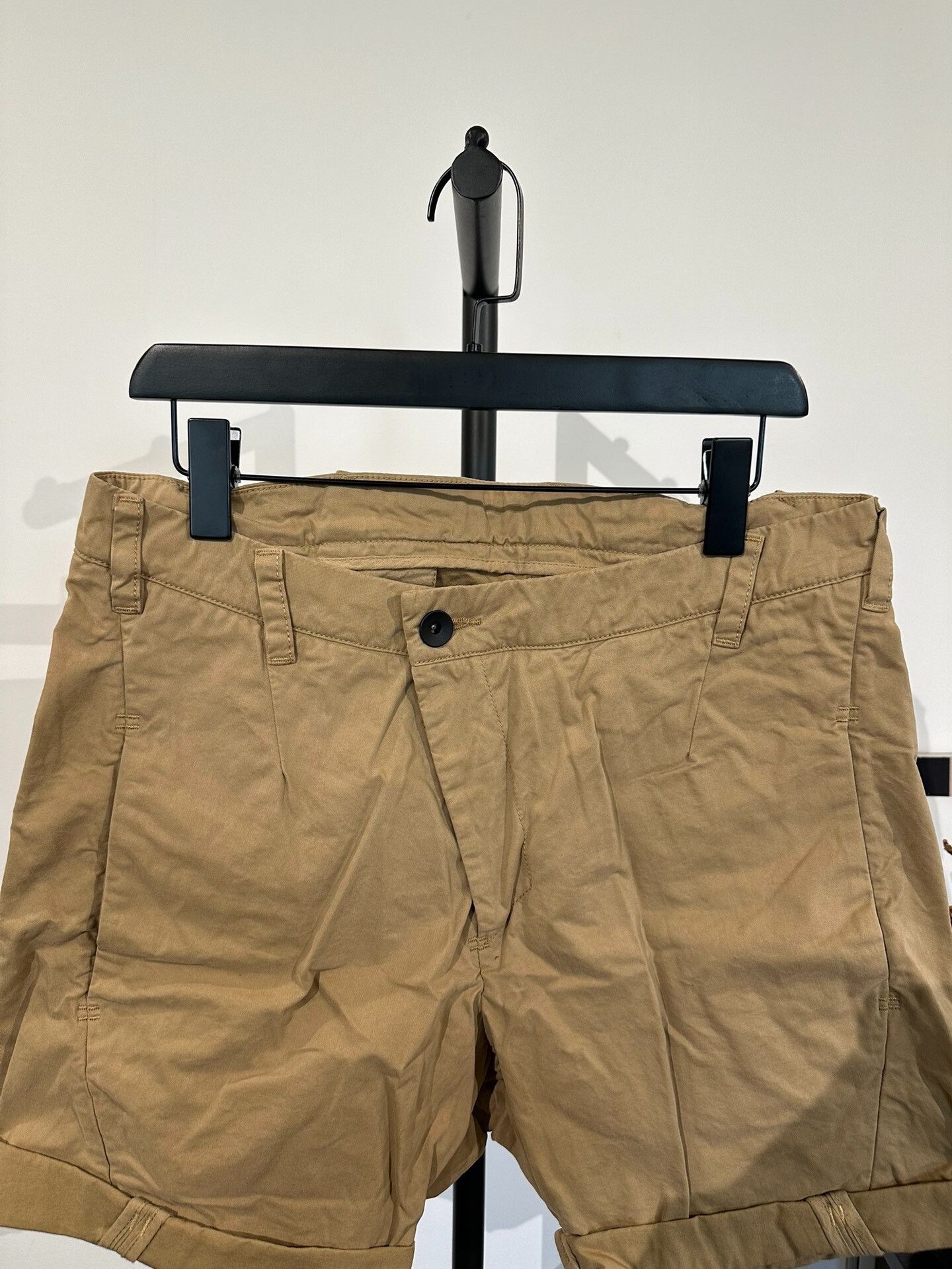 11 By Boris Bidjan Saberi Boris Bidjan Saberi 11by bbs P5 Beige Twill Shorts Size US 28 / EU 44 - 6 Thumbnail