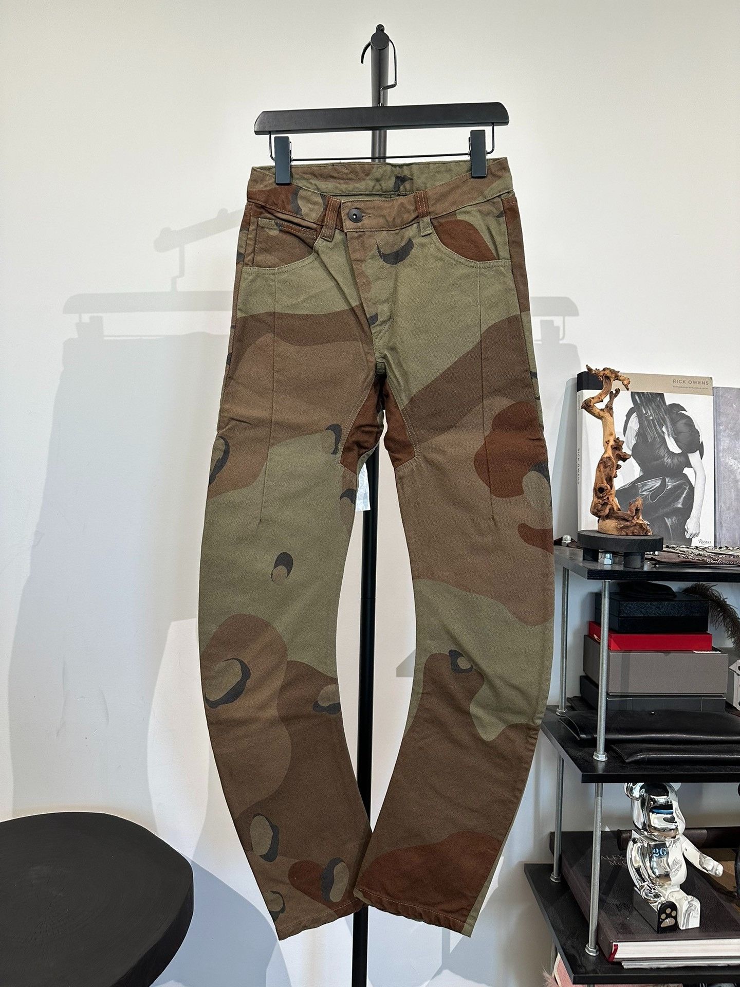 11 By Boris Bidjan Saberi Boris Bidjan Saberi 11by BBS P1 Camo Canvas Pants Size US 26 / EU 42 - 2 Thumbnail