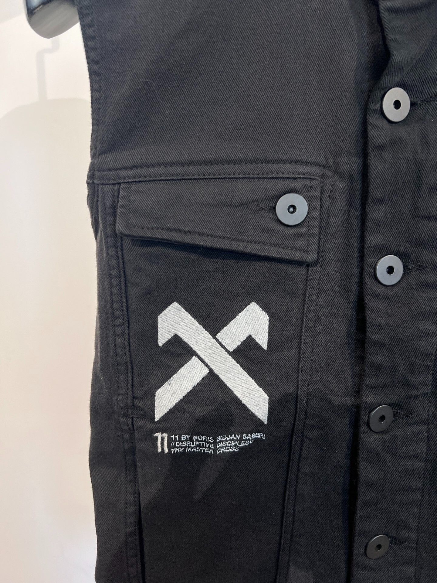 11 By Boris Bidjan Saberi Boris Bidjan Saberi 11by BBS V3 Denim Hunting Vest Size US S / EU 44-46 / 1 - 4 Thumbnail