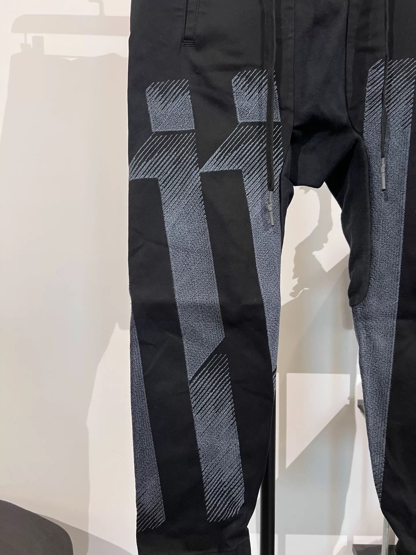 11 By Boris Bidjan Saberi Boris Bidjan Saberi 11bybbs Embroidered Trousers Size US 26 / EU 42 - 4 Thumbnail