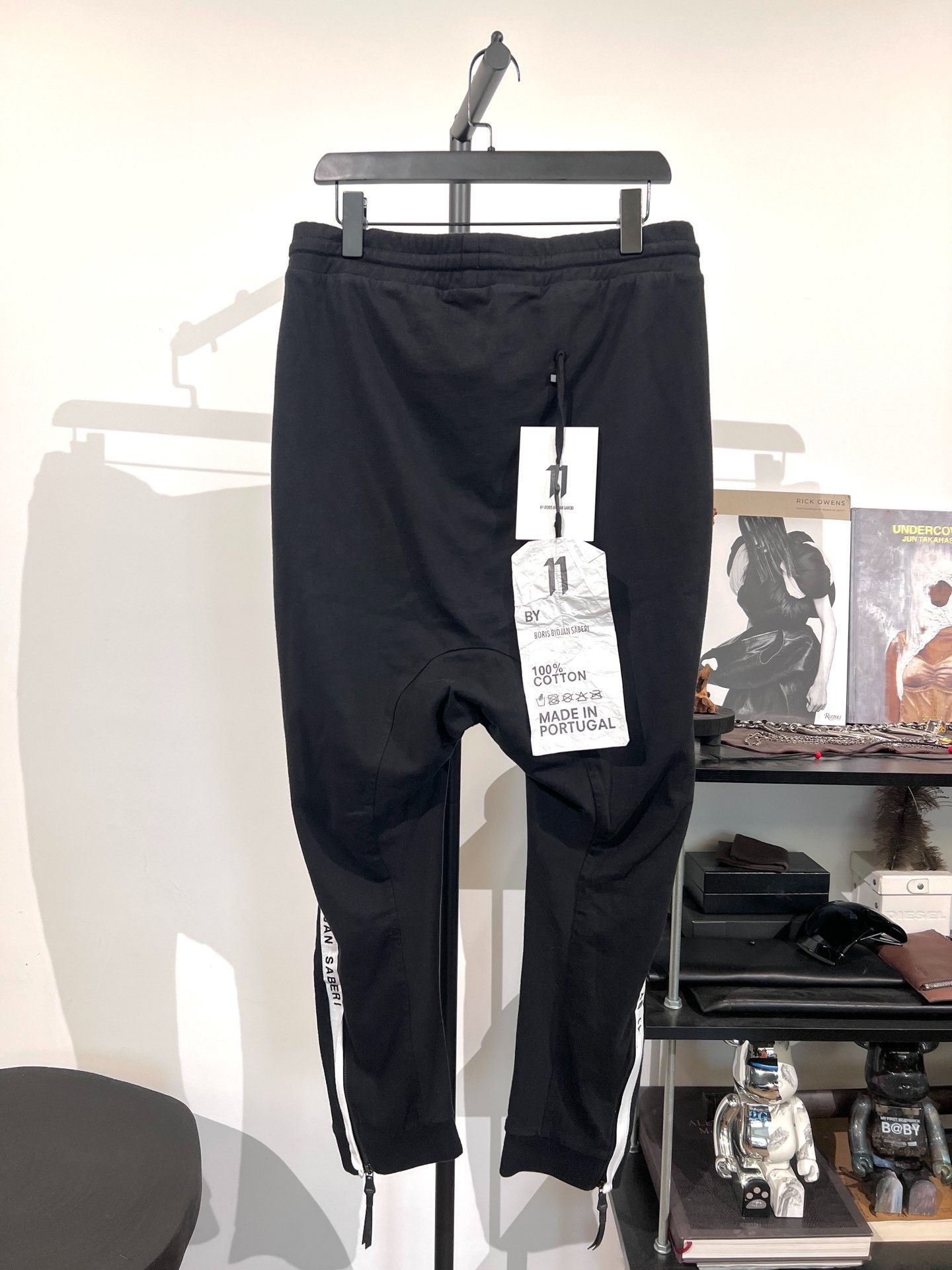 11 By Boris Bidjan Saberi Boris Bidjan Saberi 11by BBS Cuffed Track Pants Size US 28 / EU 44 - 2 Thumbnail