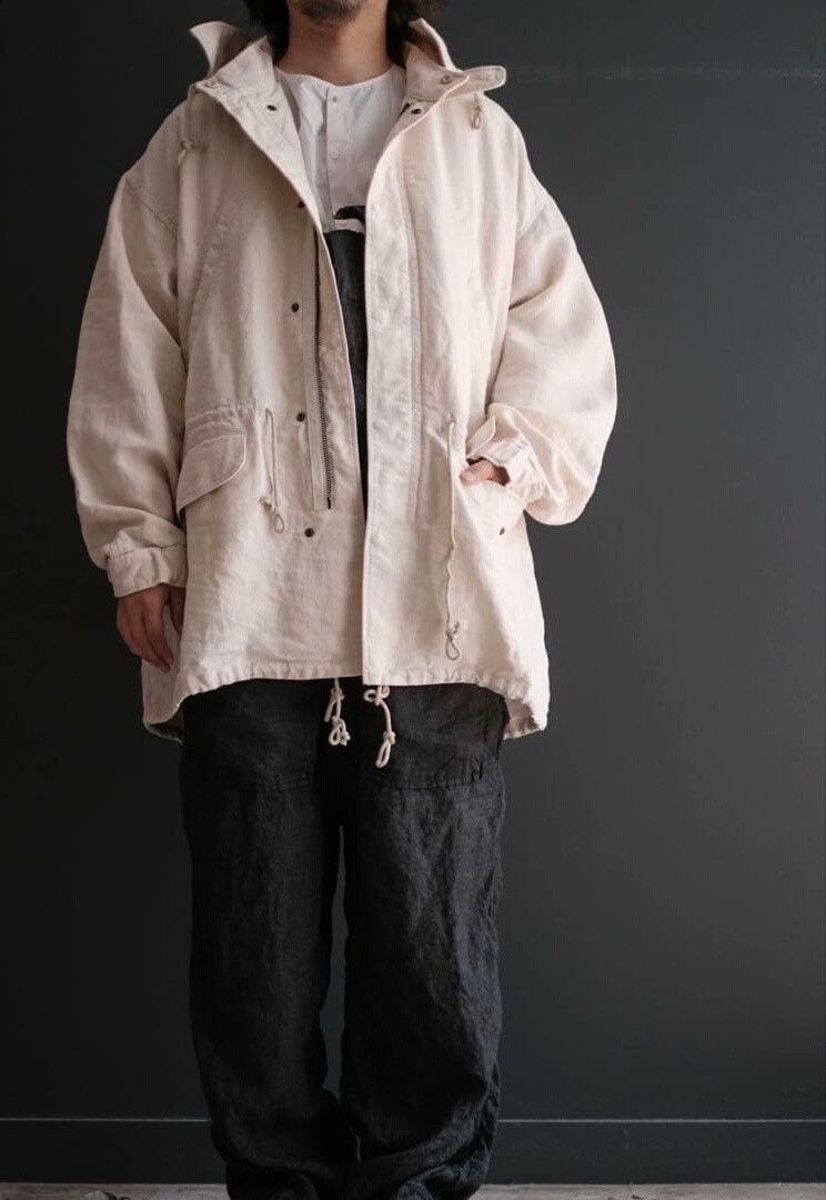 KAVU kaval Washi Linen Hoodie Blouson Size US M / EU 48-50 / 2 - 5 Thumbnail
