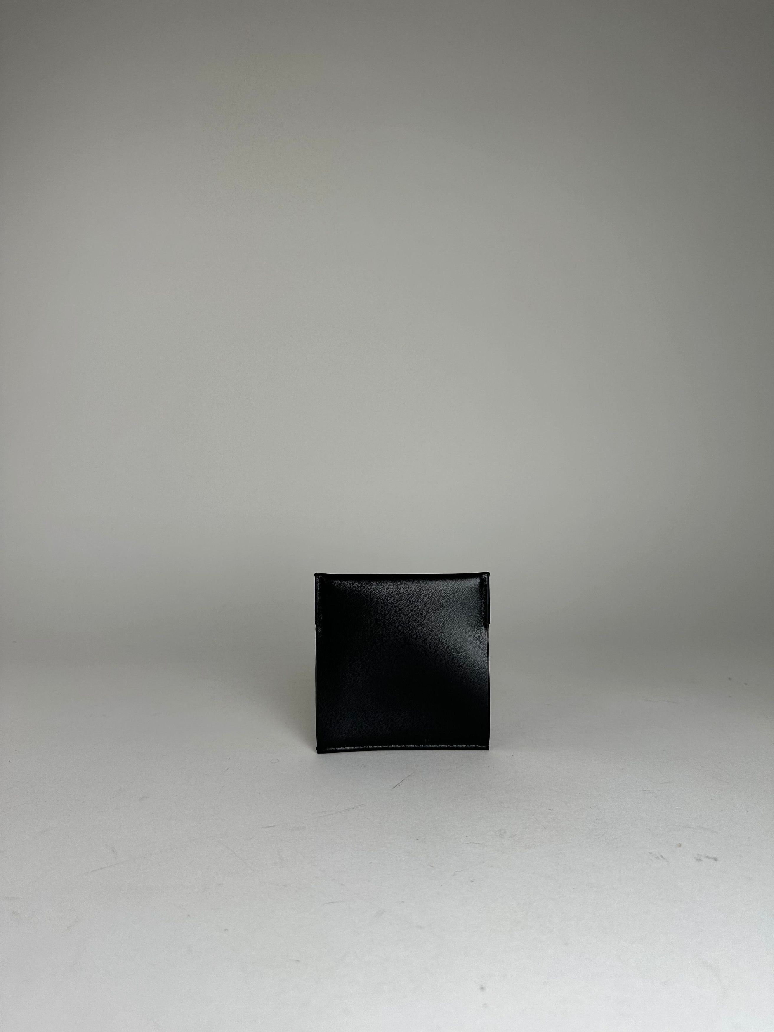 Celine Leather Flat Pouch Black Size ONE SIZE - 9 Thumbnail