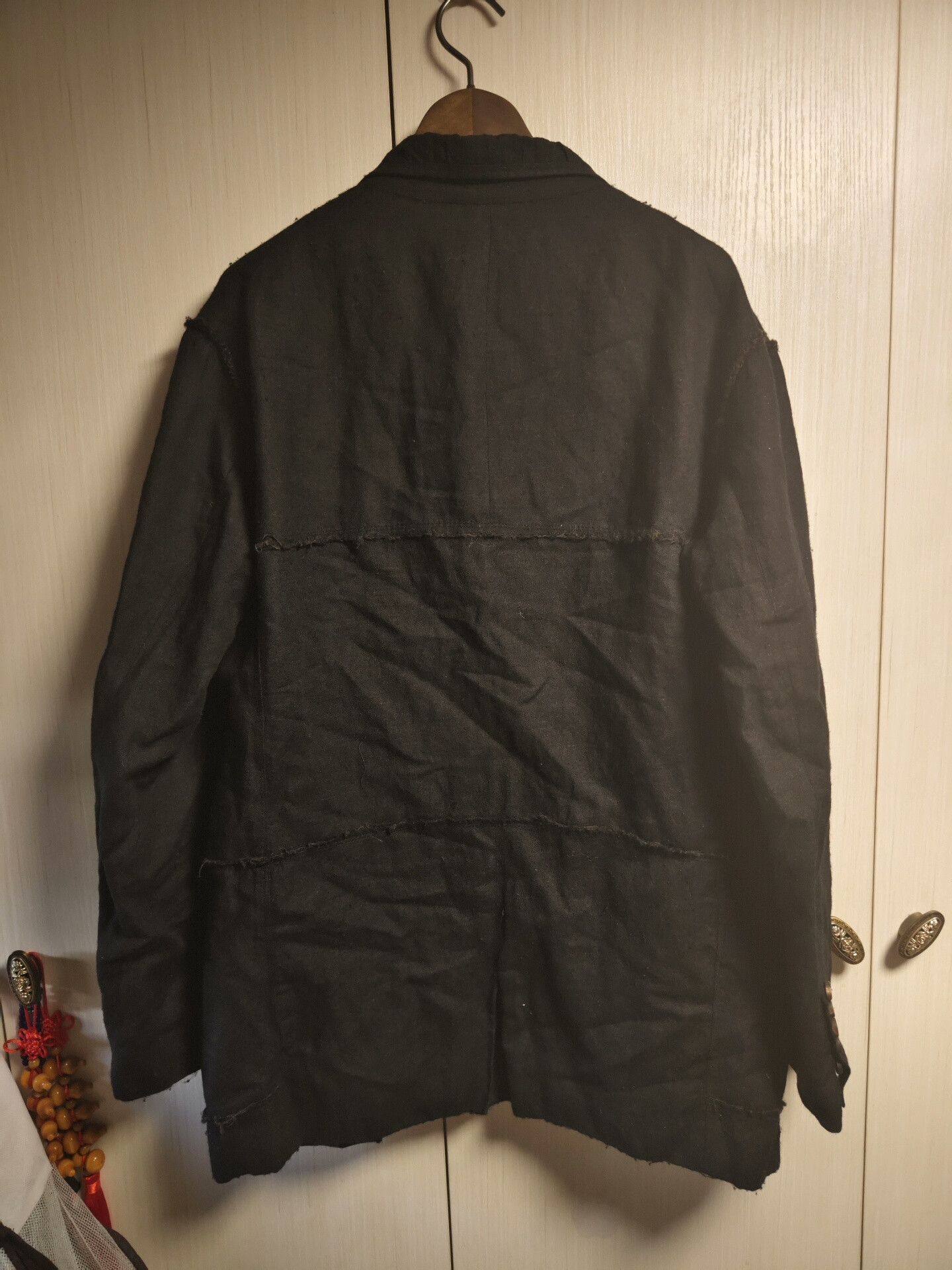 Ziggy Chen Ziggy Chen 21AW Black Distressed Wool Blazer Size US M / EU 48-50 / 2 - 2 Thumbnail