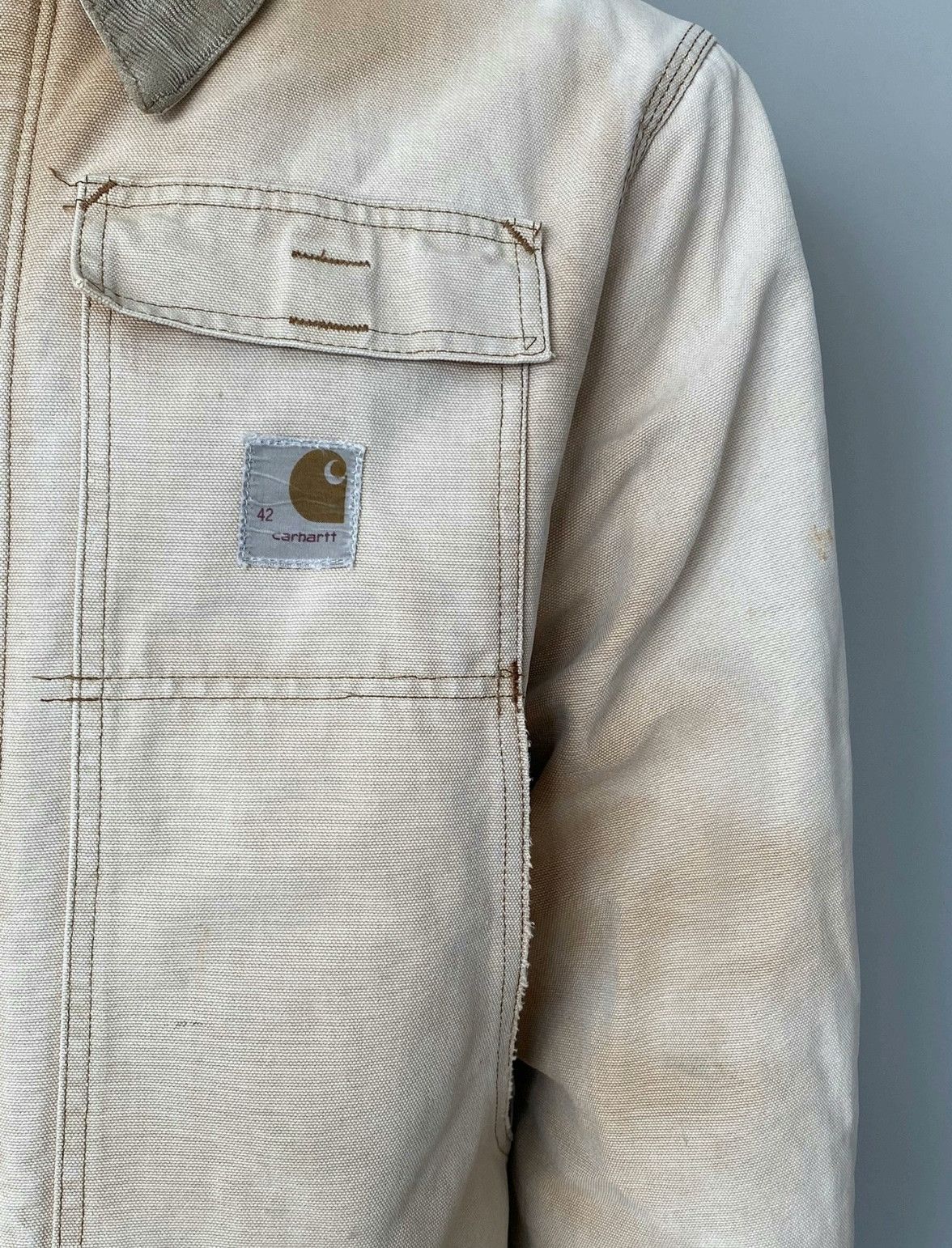 Vintage Vintage Carhartt C003 1980s Jacket Size US XS / EU 42 / 0 - 6 Thumbnail