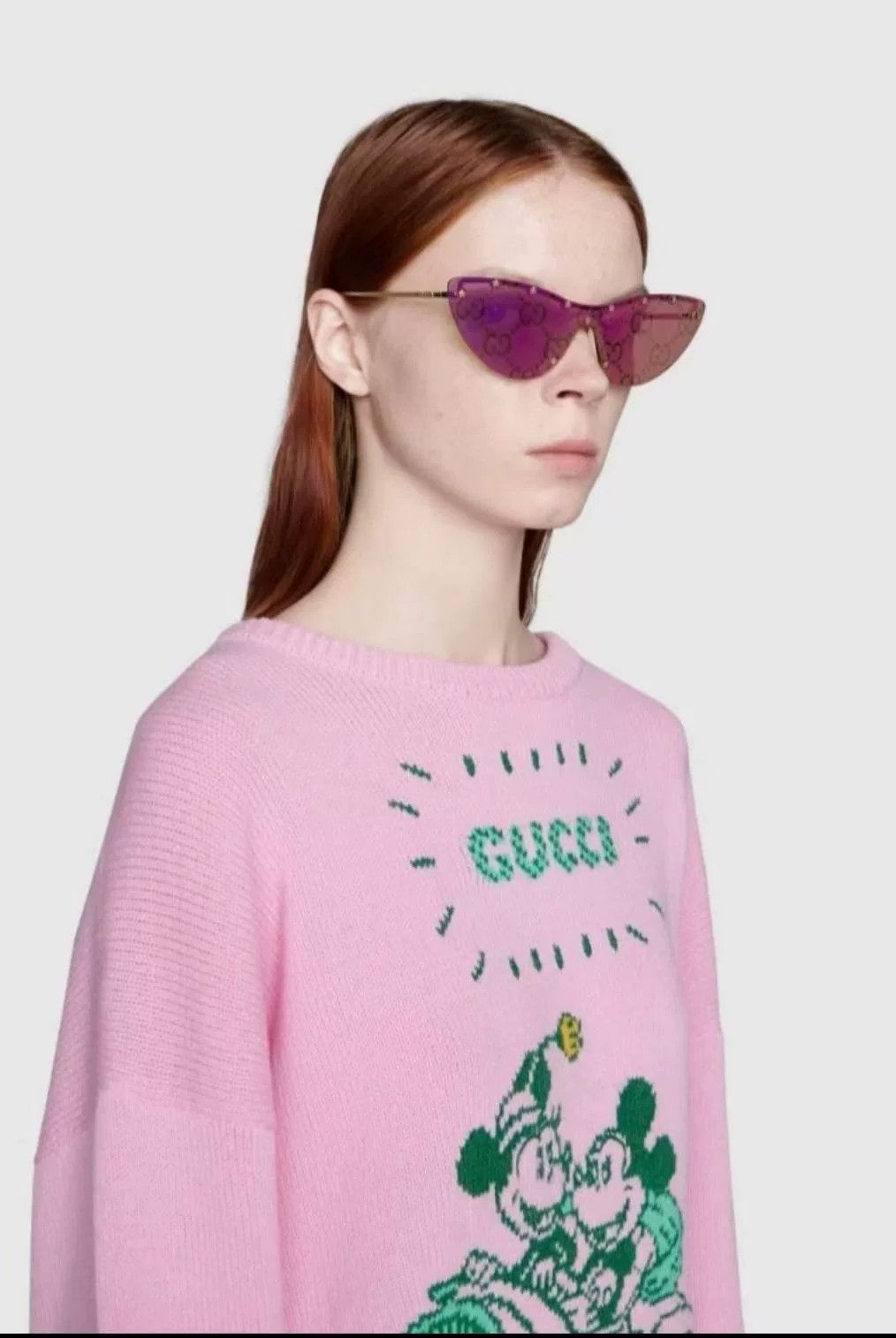 Gucci Gucci GG0666S Shield Sunglasses Size ONE SIZE - 8 Thumbnail